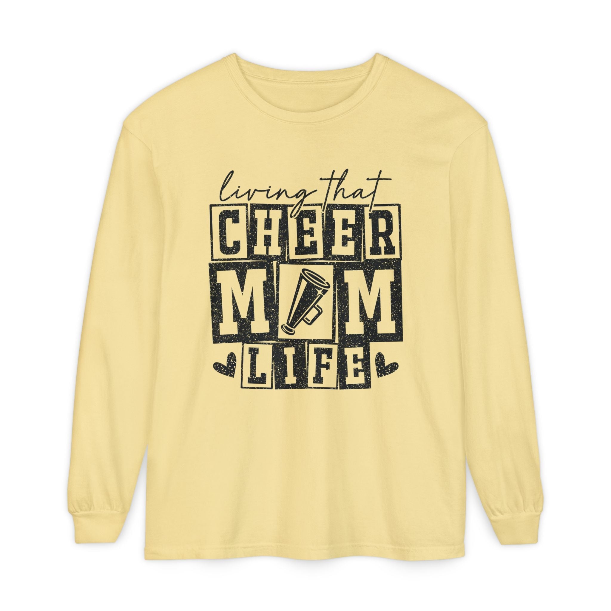 Mom Long Sleeve - Living That Cheer Mom Life | Long - sleeve by atgodanddesigns