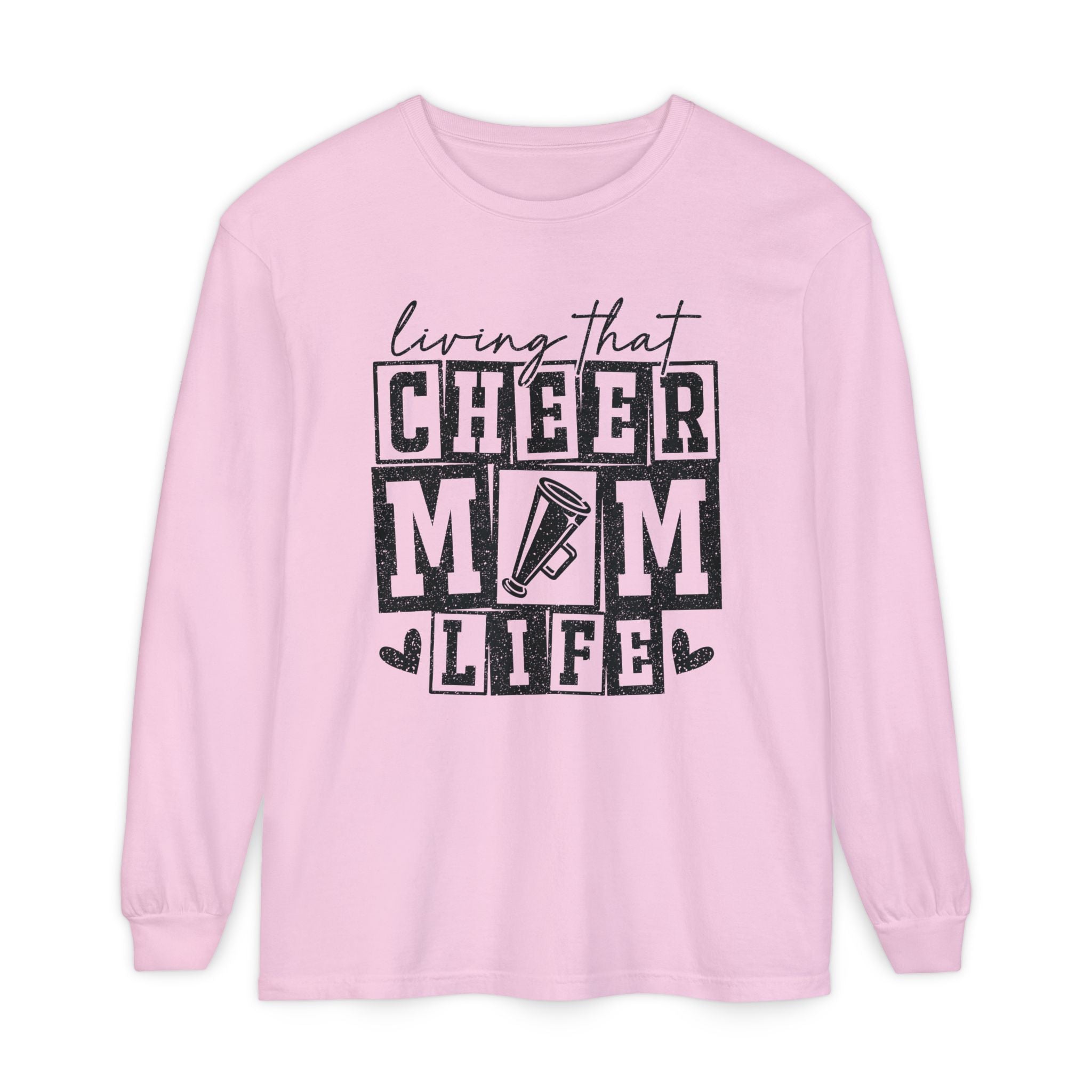 Mom Long Sleeve - Living That Cheer Mom Life | Long - sleeve by atgodanddesigns