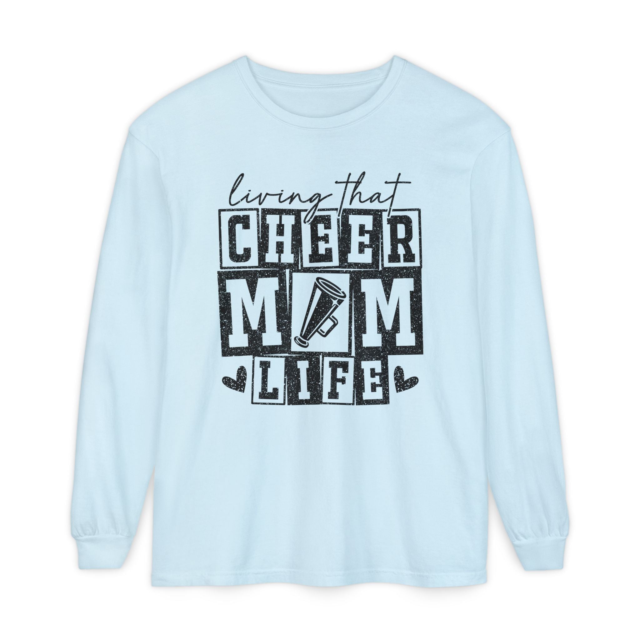 Mom Long Sleeve - Living That Cheer Mom Life | Long - sleeve by atgodanddesigns