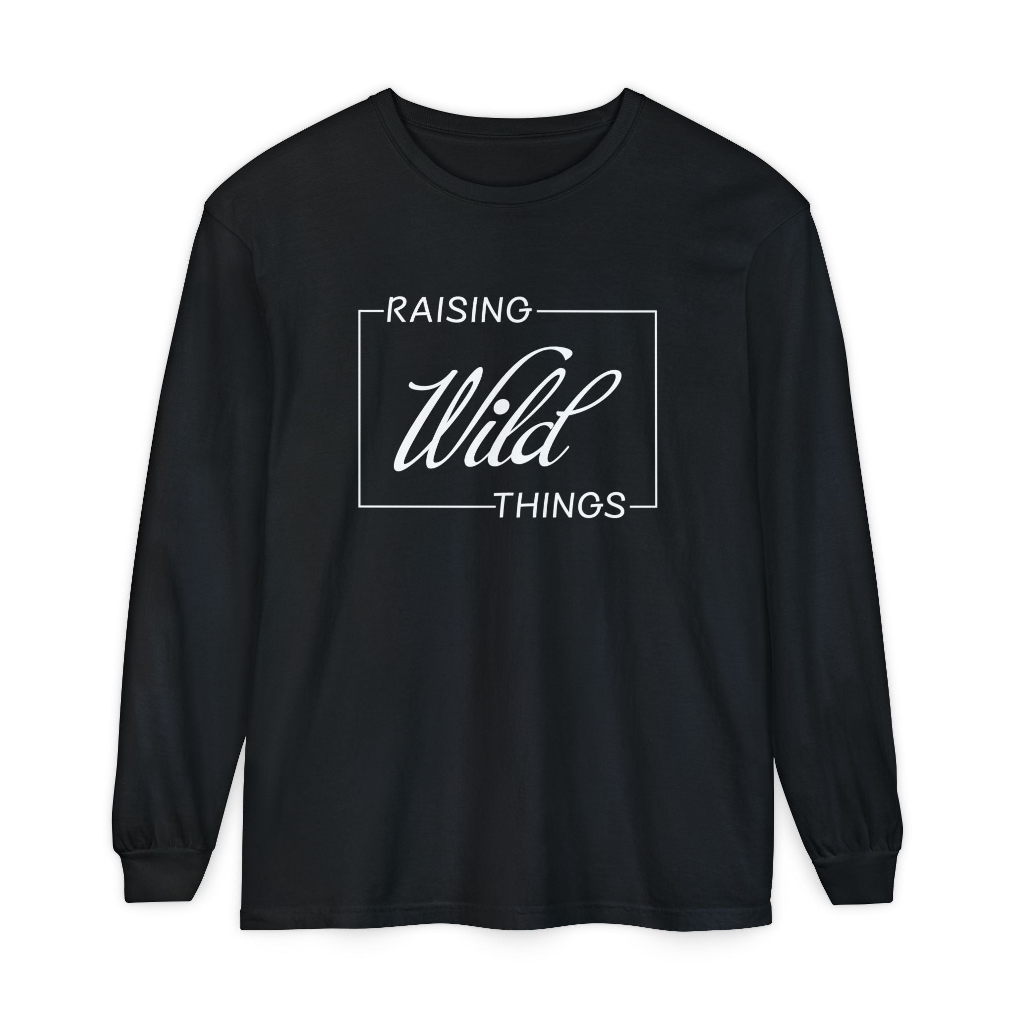 Mom Long Sleeve - Raising Wild Things | Long - sleeve by atgodanddesigns