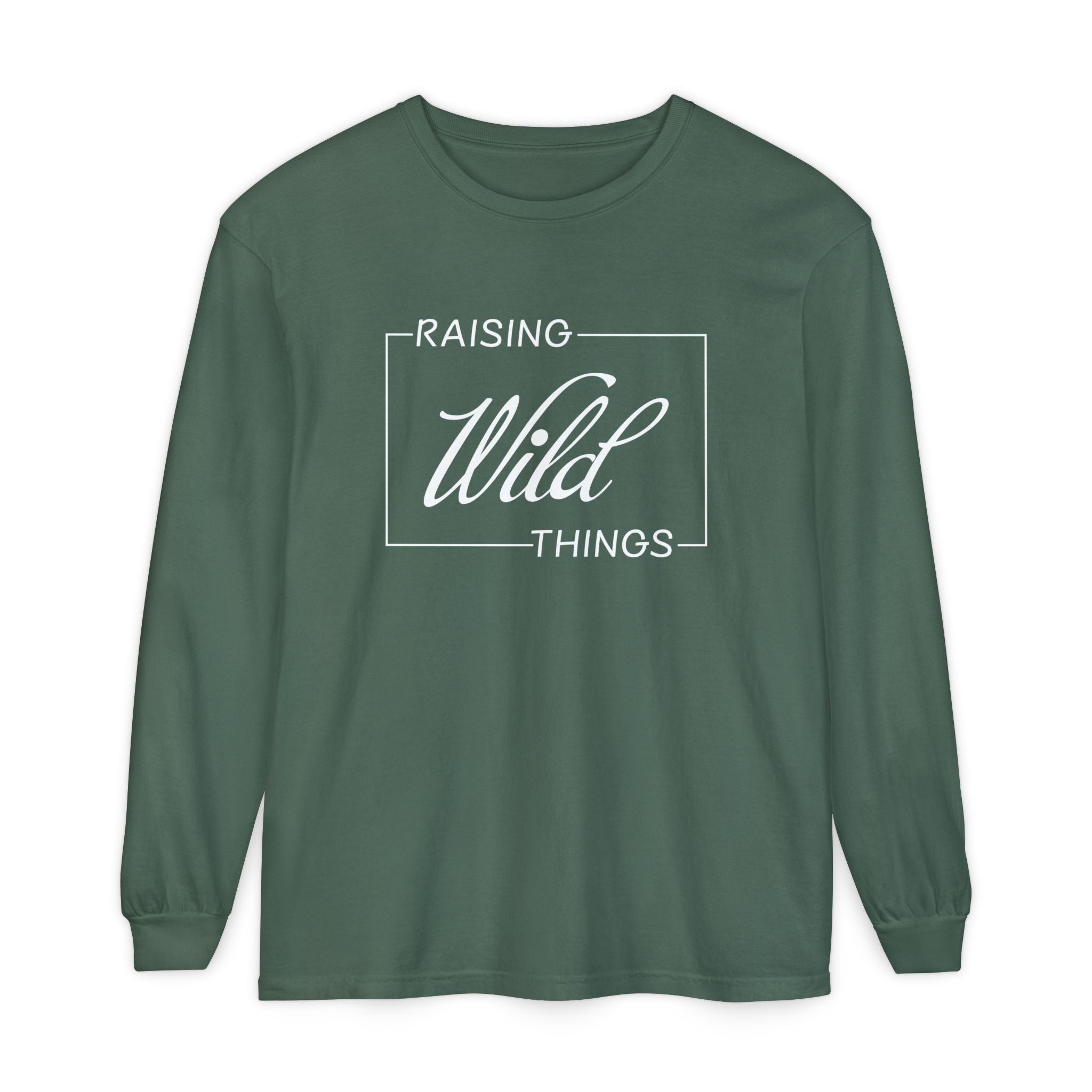 Mom Long Sleeve - Raising Wild Things | Long - sleeve by atgodanddesigns