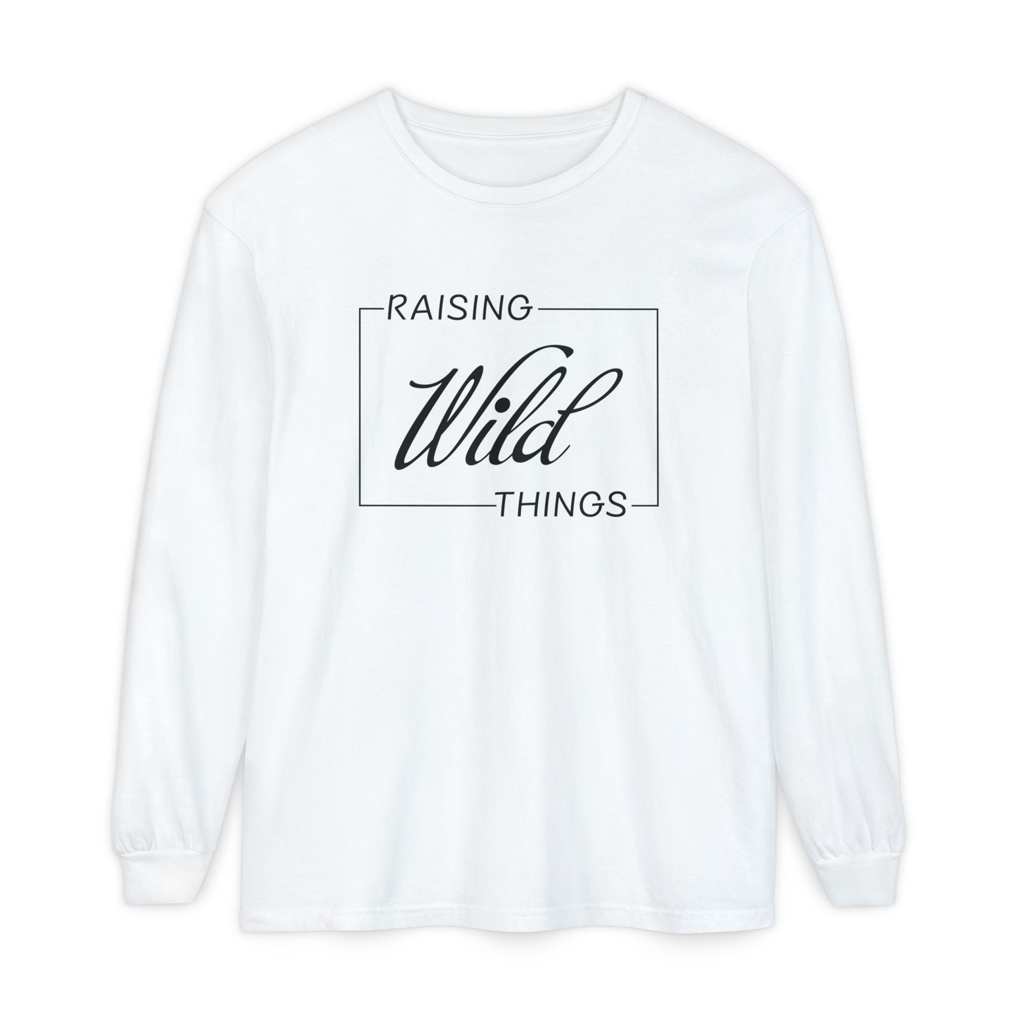 Mom Long Sleeve - Raising Wild Things | Long - sleeve by atgodanddesigns