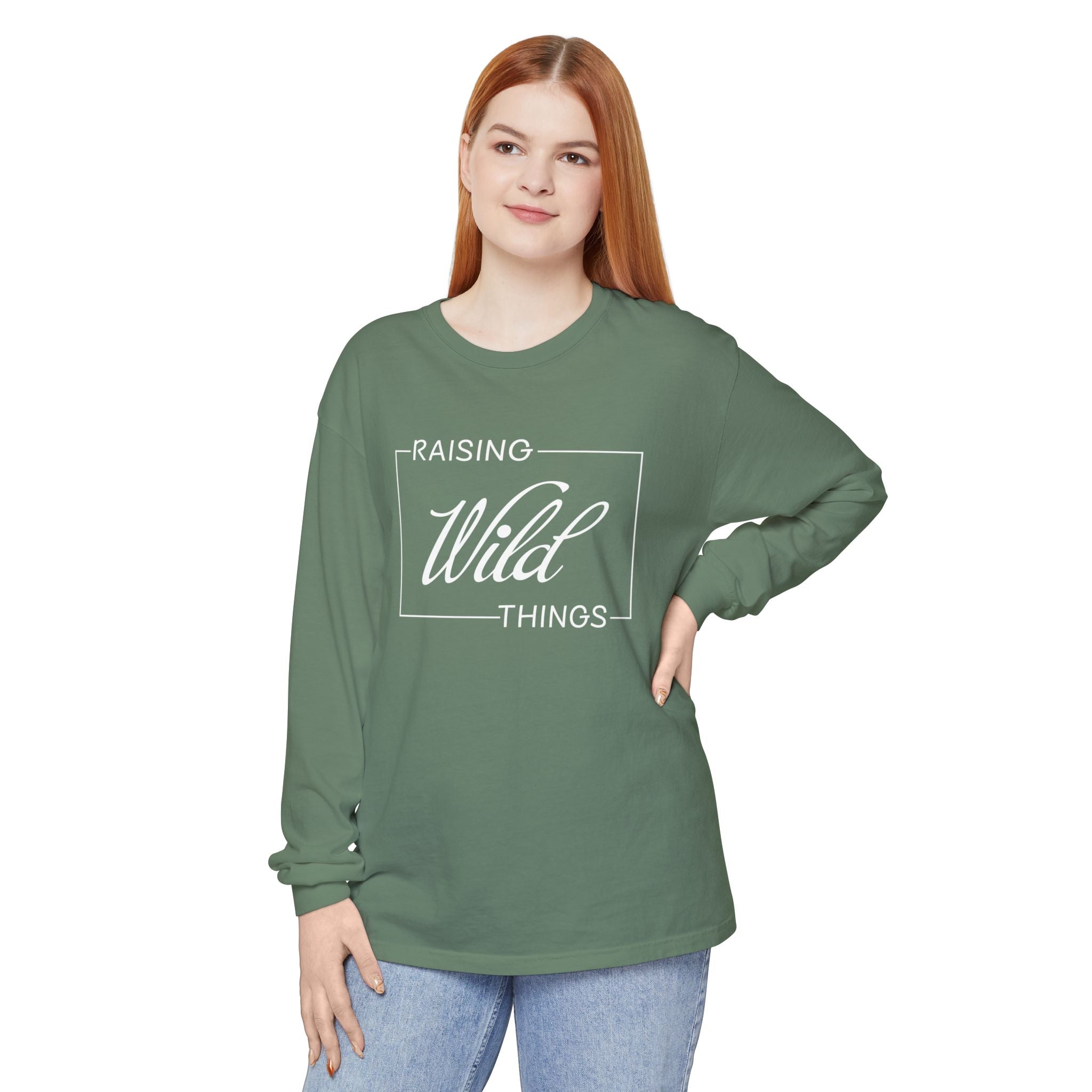Mom Long Sleeve - Raising Wild Things | Long - sleeve by atgodanddesigns