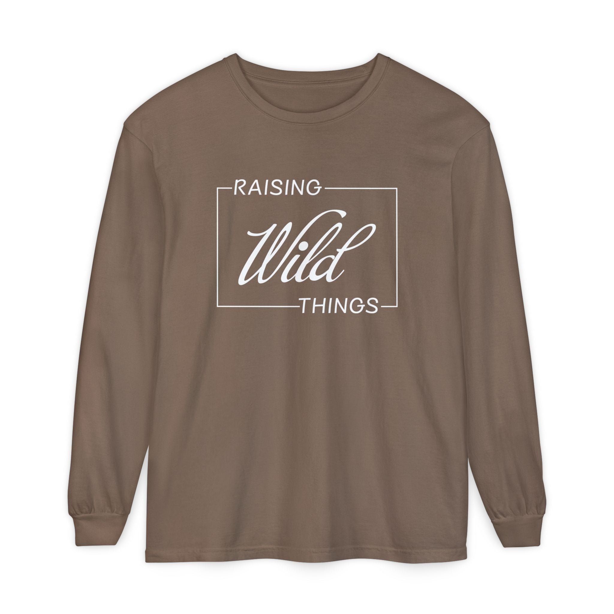 Mom Long Sleeve - Raising Wild Things | Long - sleeve by atgodanddesigns