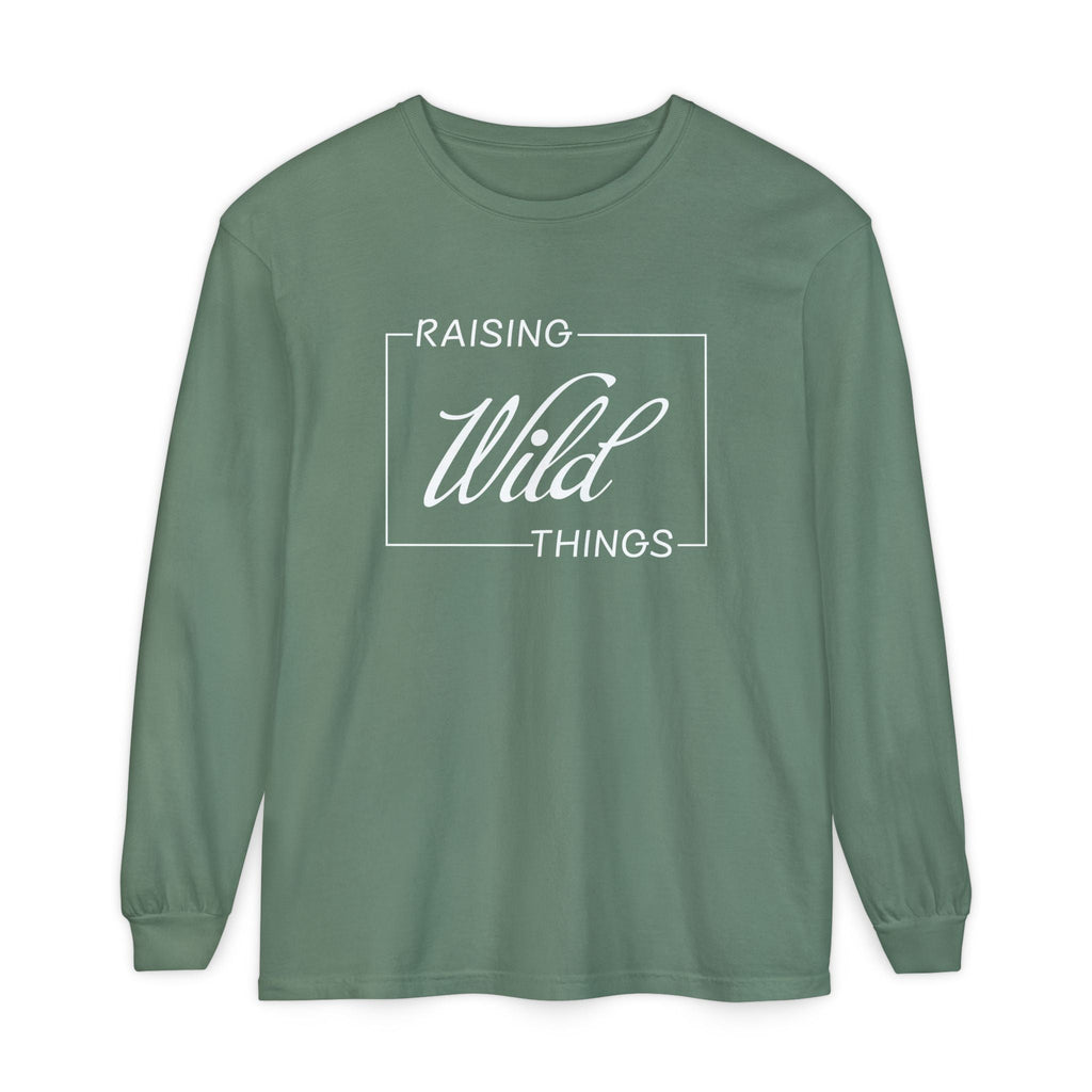 Mom Long Sleeve - Raising Wild Things | Long - sleeve by atgodanddesigns