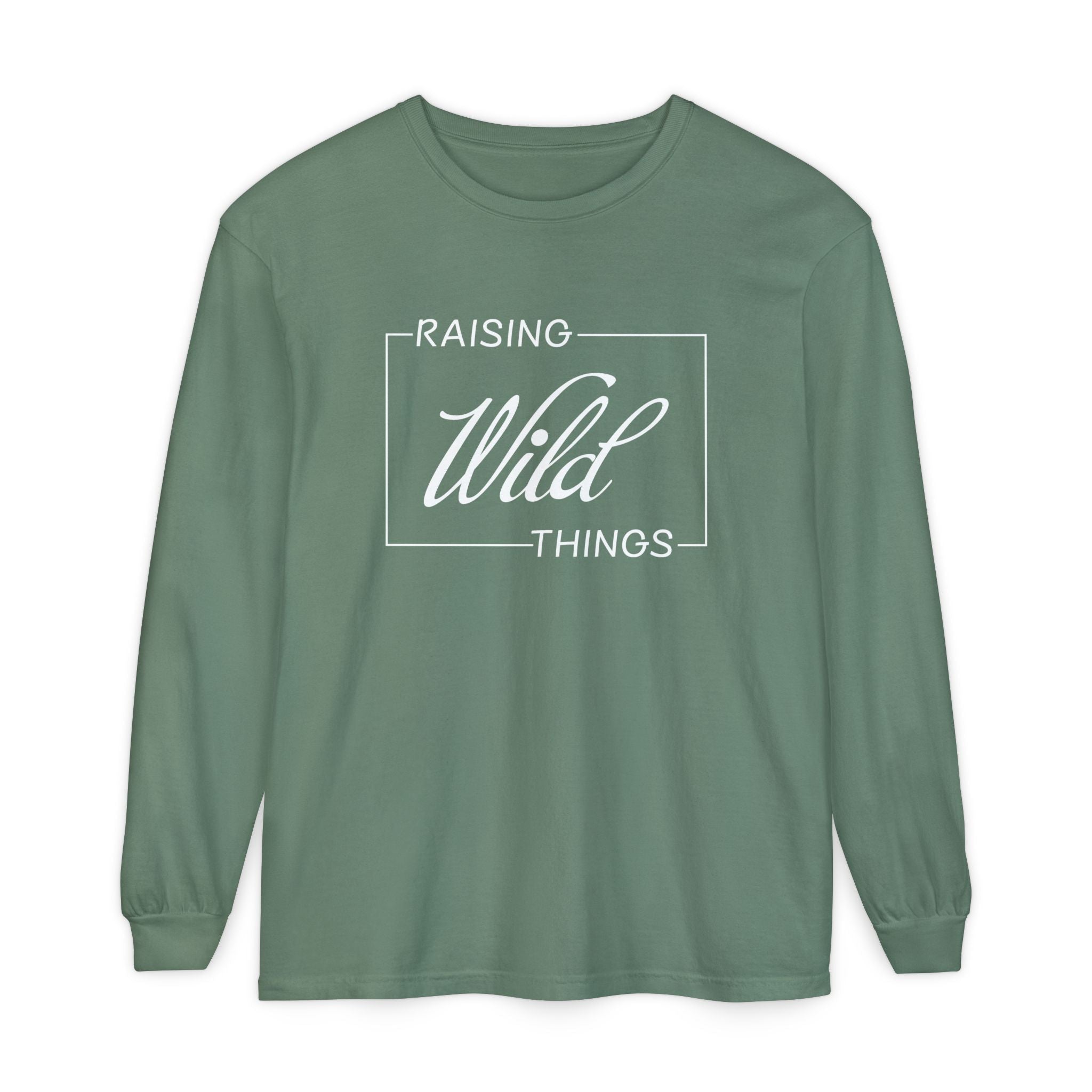 Mom Long Sleeve - Raising Wild Things | Long - sleeve by atgodanddesigns