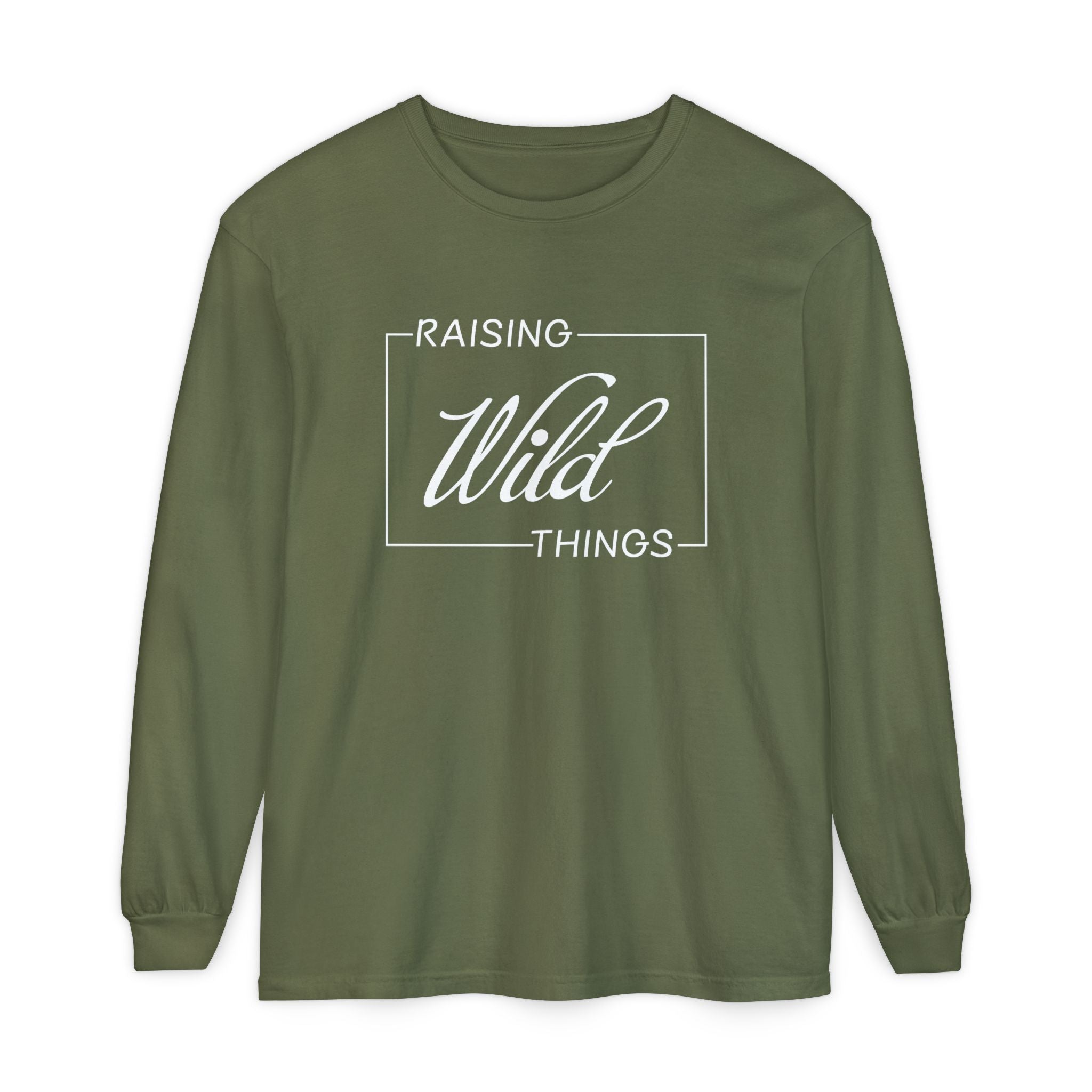 Mom Long Sleeve - Raising Wild Things | Long - sleeve by atgodanddesigns