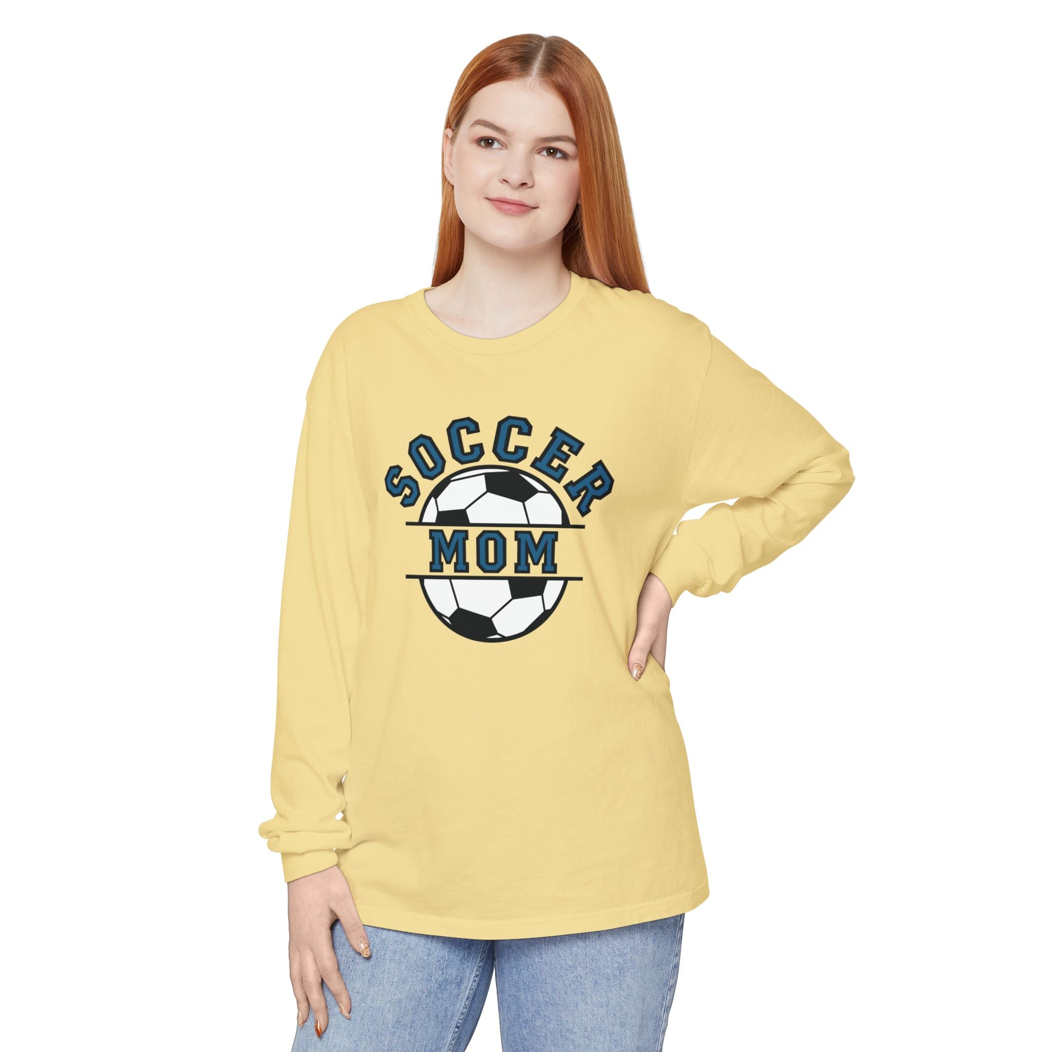 Mom Long Sleeve - Soccer Mom | Long - sleeve by atgodanddesigns