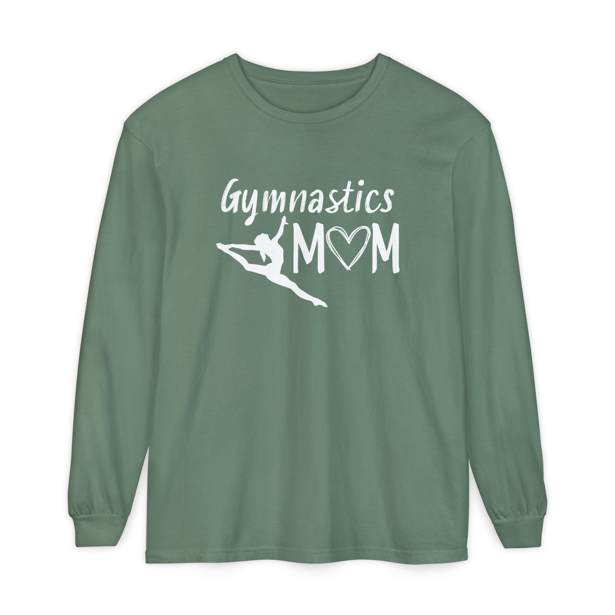 Mom Long Sleeve T-Shirt - Gymnastics Mom | Long - sleeve by atgodanddesigns