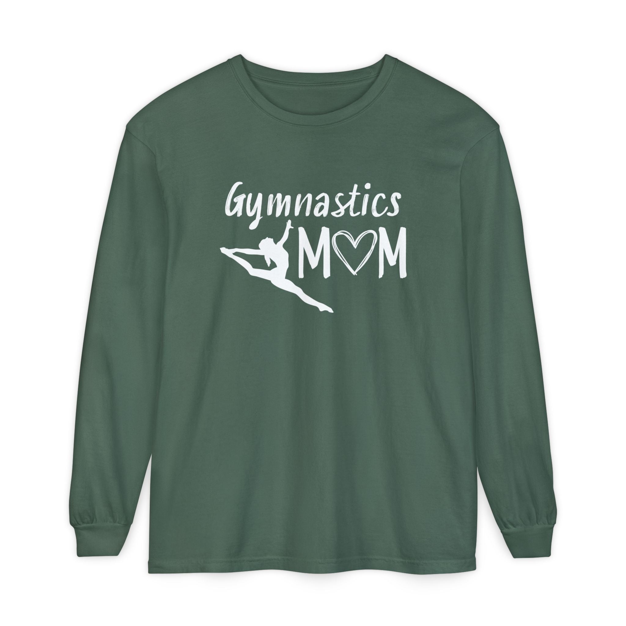 Mom Long Sleeve T-Shirt - Gymnastics Mom | Long - sleeve by atgodanddesigns