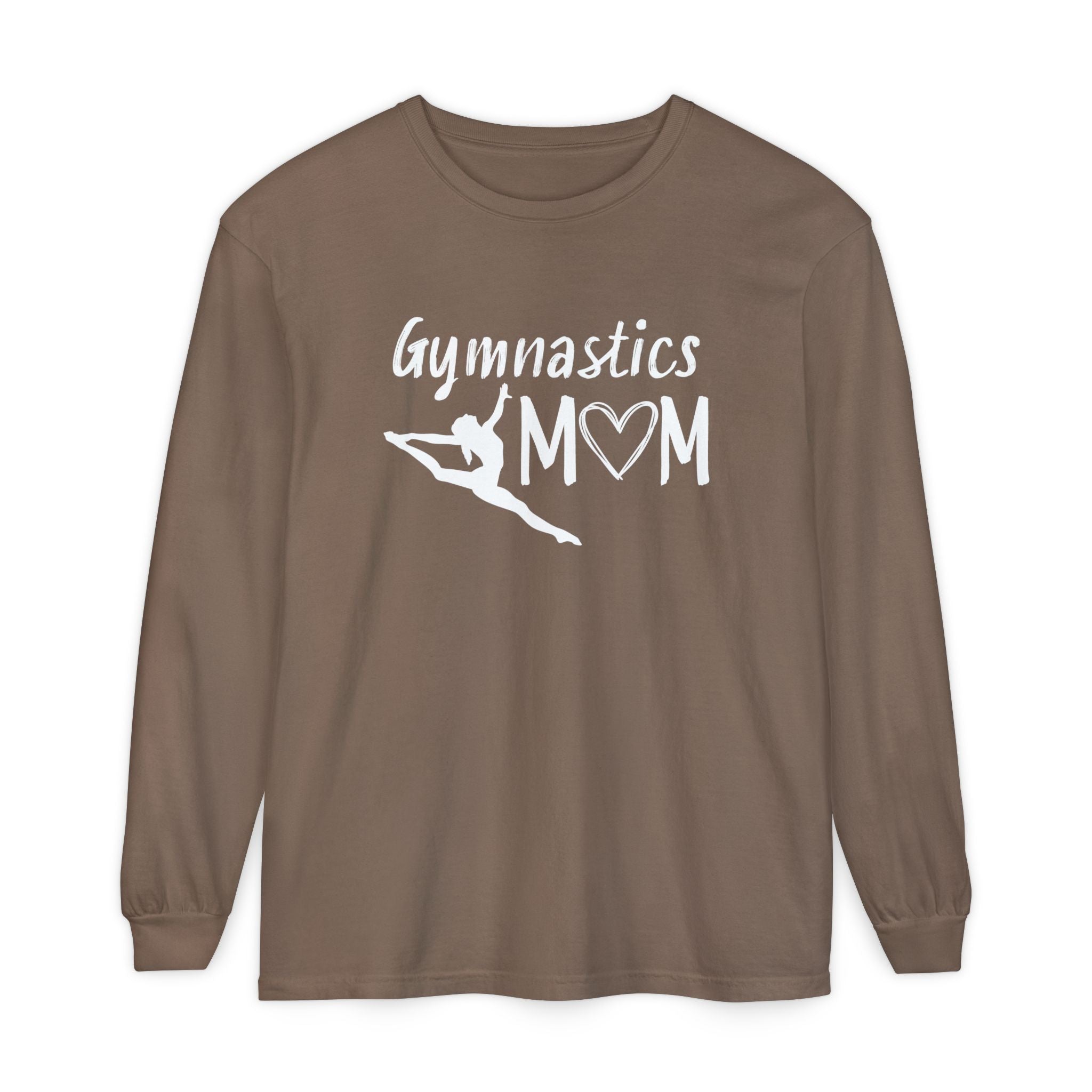 Mom Long Sleeve T-Shirt - Gymnastics Mom | Long - sleeve by atgodanddesigns