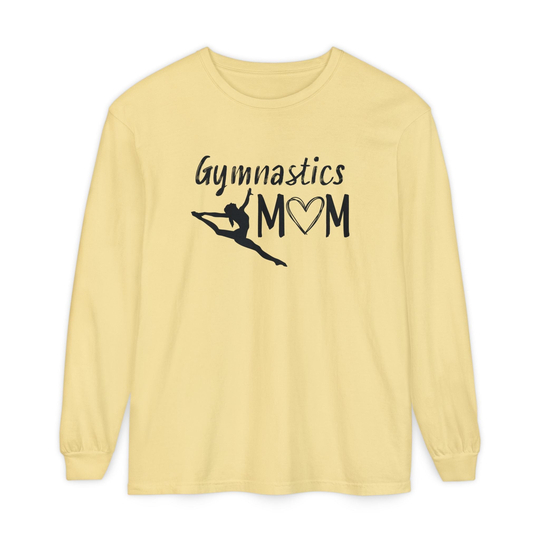 Mom Long Sleeve T-Shirt - Gymnastics Mom | Long - sleeve by atgodanddesigns