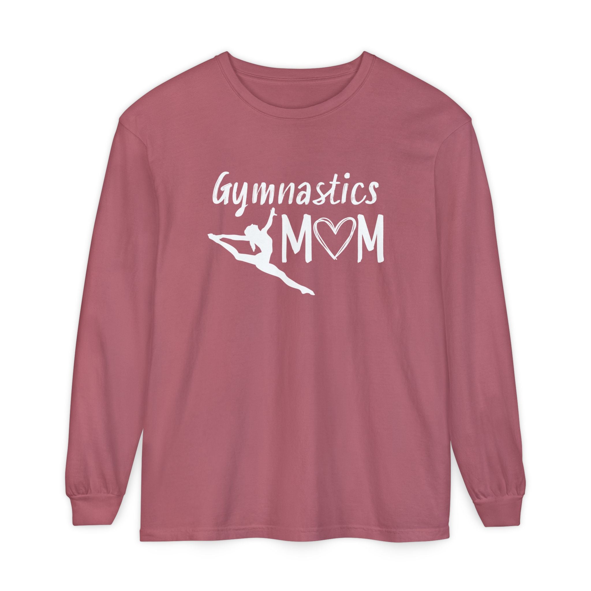 Mom Long Sleeve T-Shirt - Gymnastics Mom | Long - sleeve by atgodanddesigns