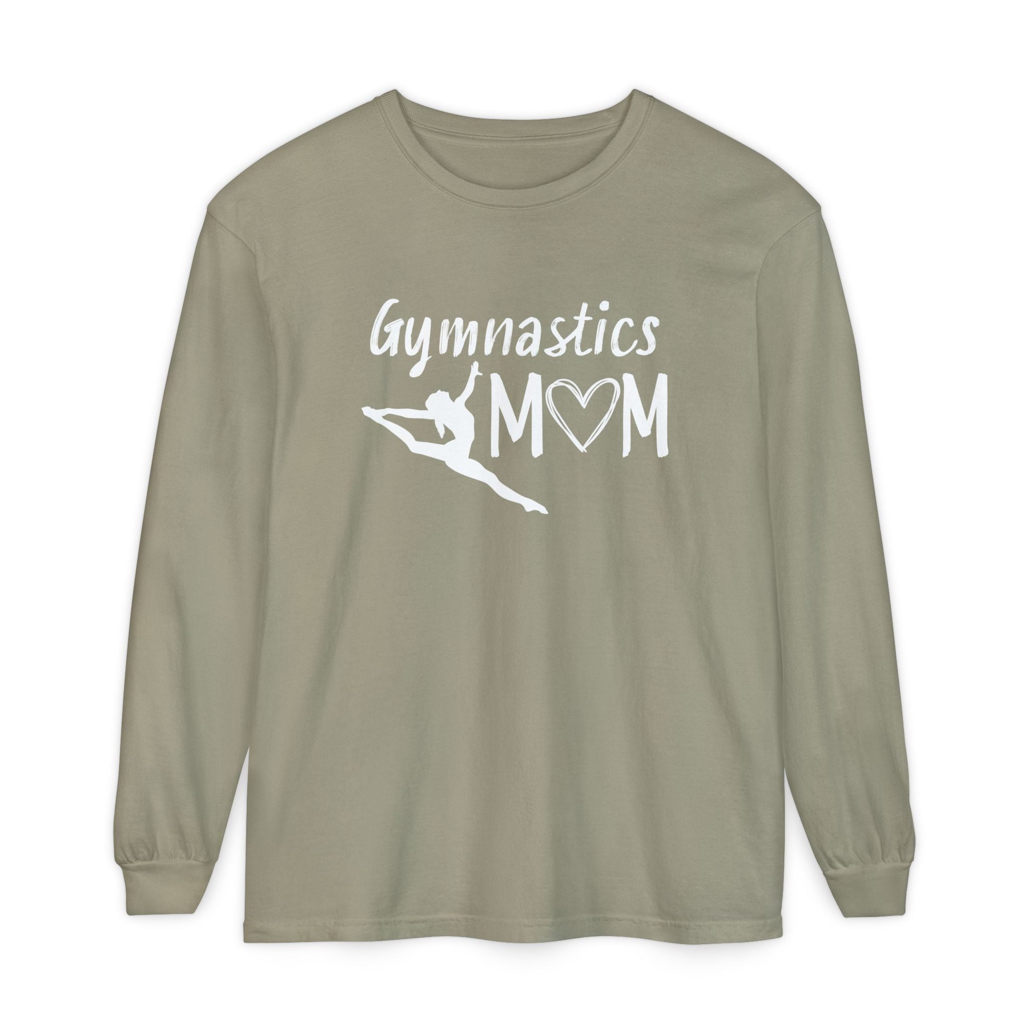 Mom Long Sleeve T-Shirt - Gymnastics Mom | Long - sleeve by atgodanddesigns