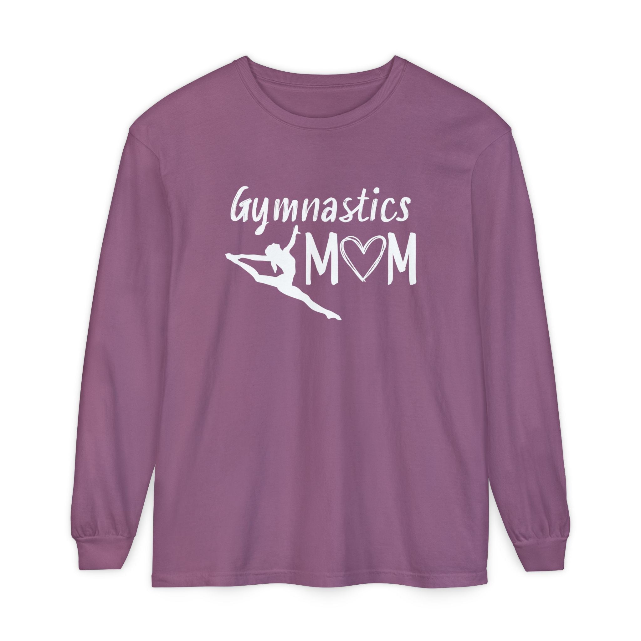 Mom Long Sleeve T-Shirt - Gymnastics Mom | Long - sleeve by atgodanddesigns