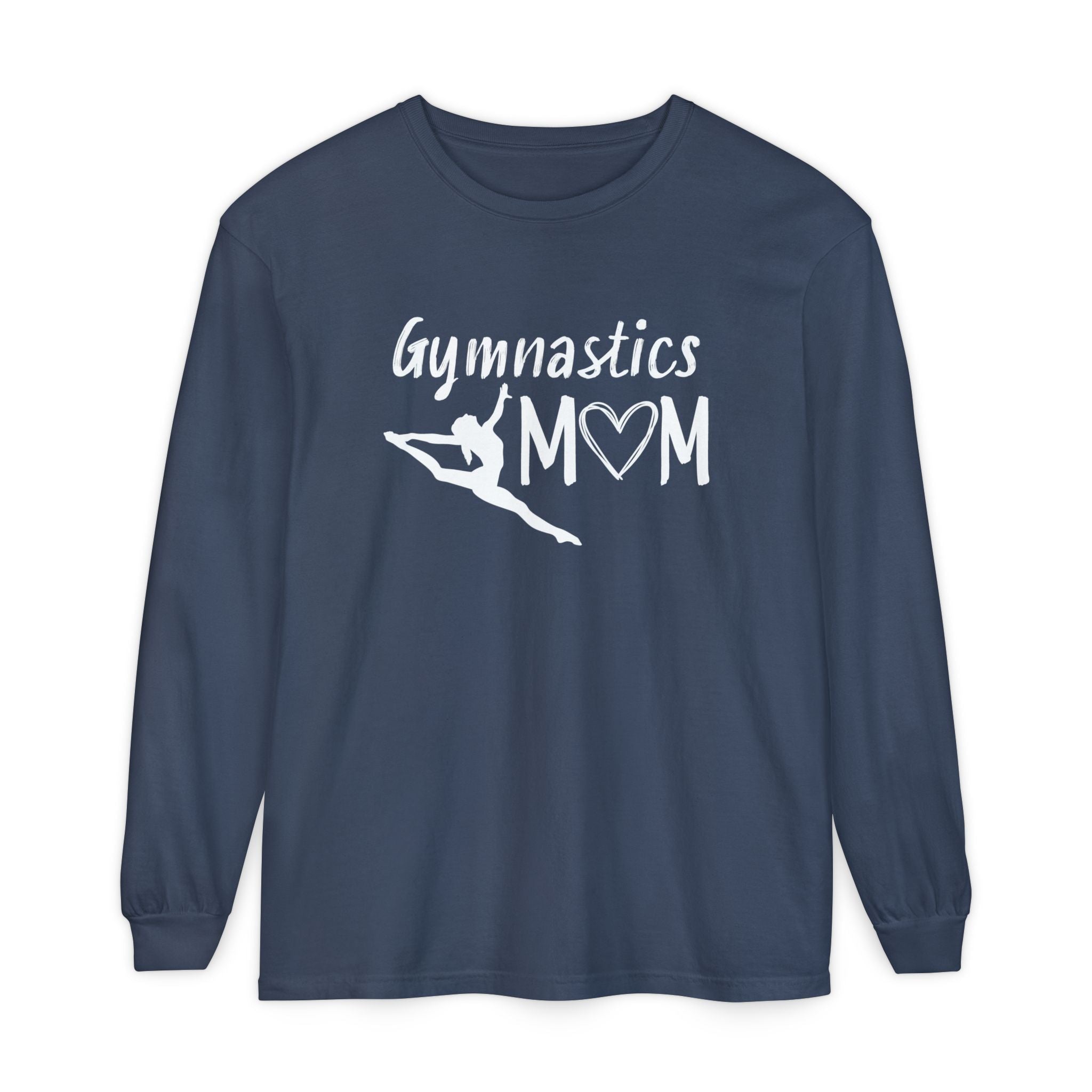 Mom Long Sleeve T-Shirt - Gymnastics Mom | Long - sleeve by atgodanddesigns