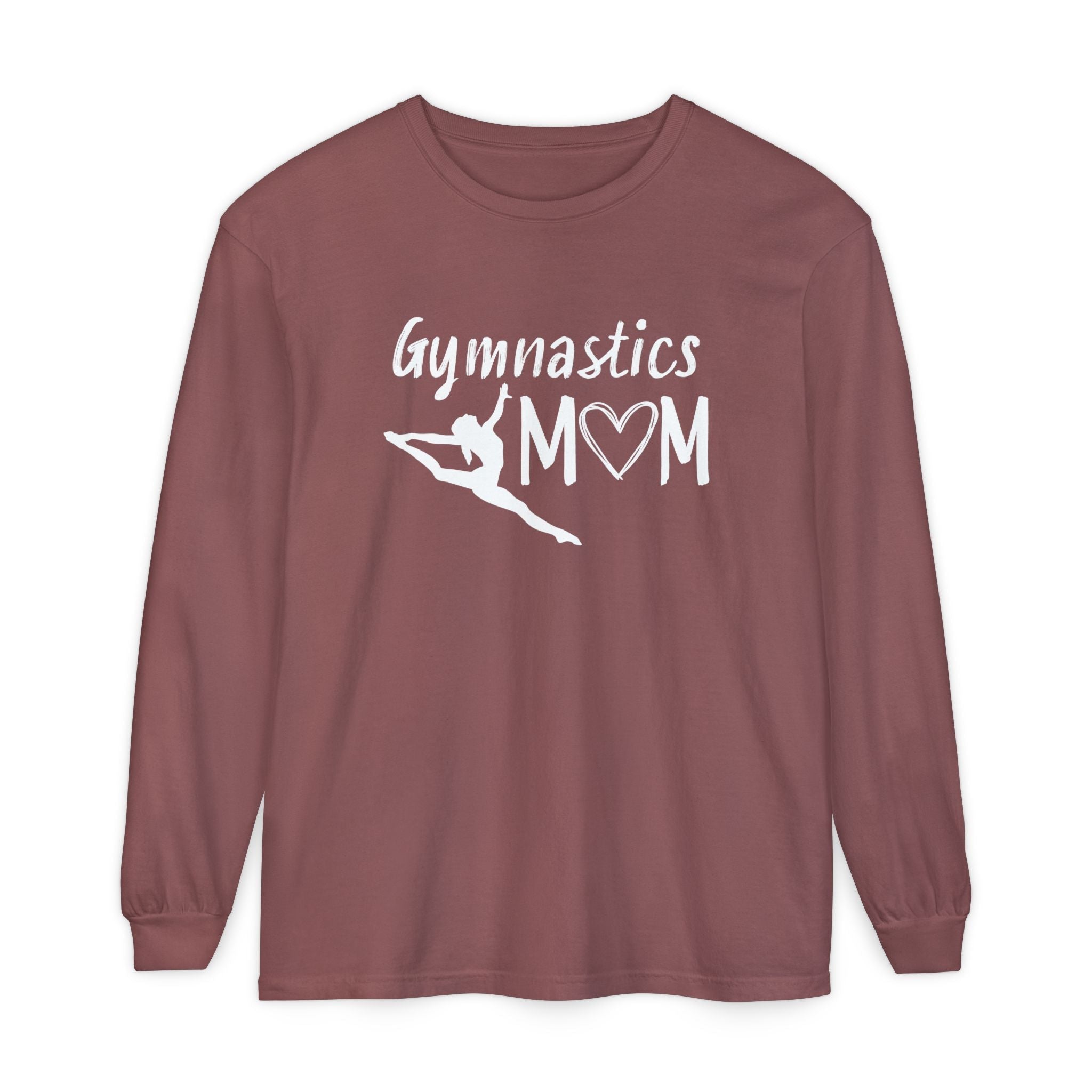 Mom Long Sleeve T-Shirt - Gymnastics Mom | Long - sleeve by atgodanddesigns