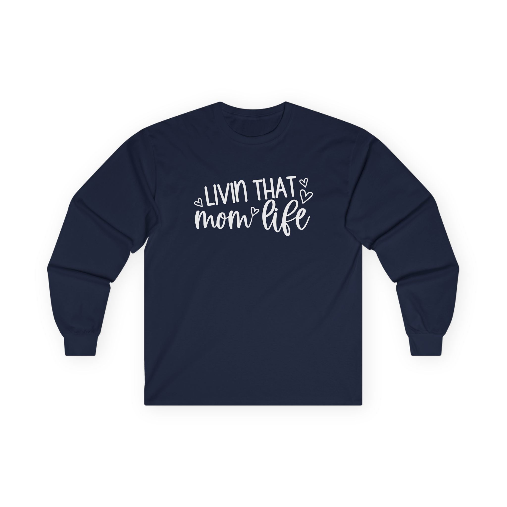 Mom Long Sleeve T-Shirt - Livin' That Mom Life | Long - sleeve by atgodanddesigns
