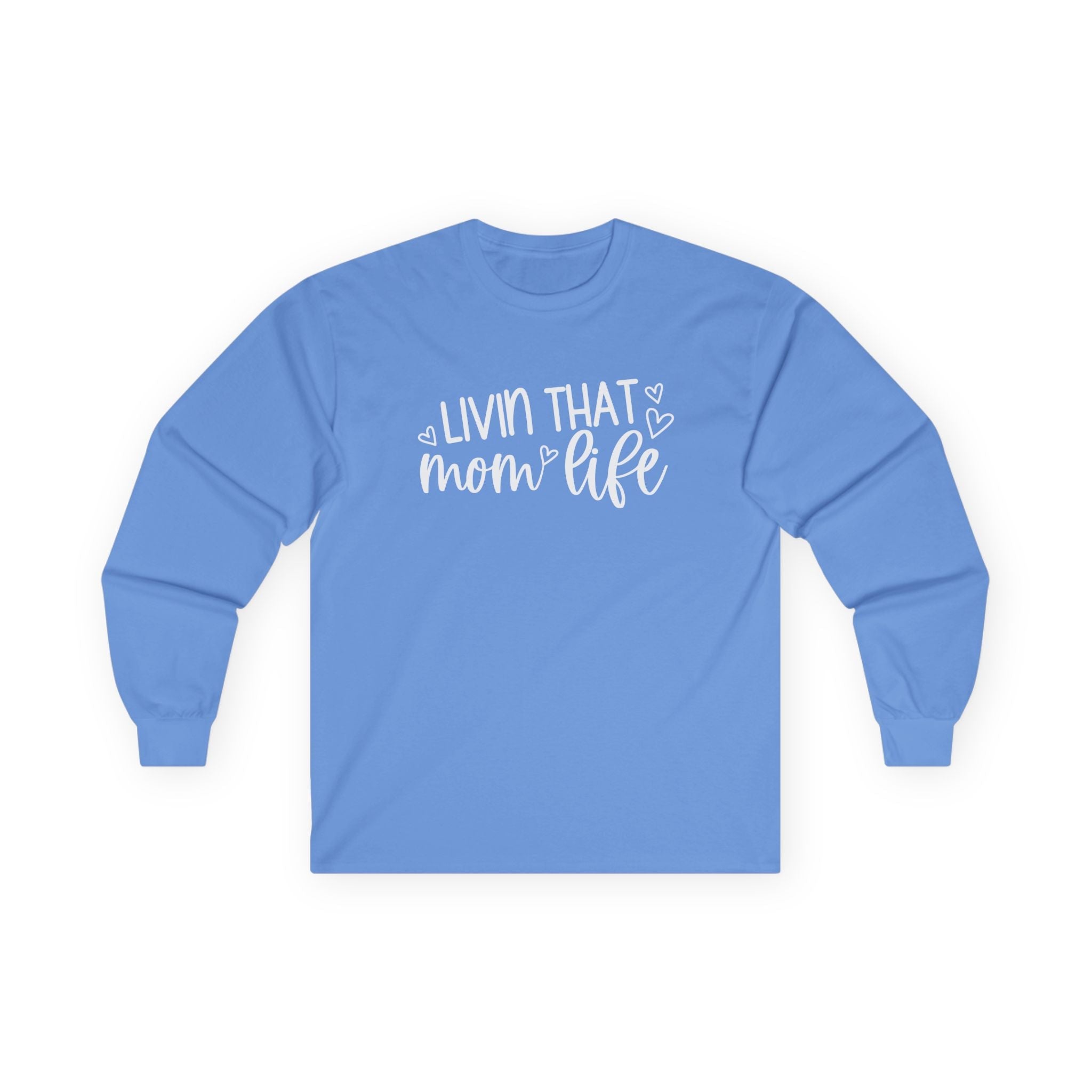Mom Long Sleeve T-Shirt - Livin' That Mom Life | Long - sleeve by atgodanddesigns