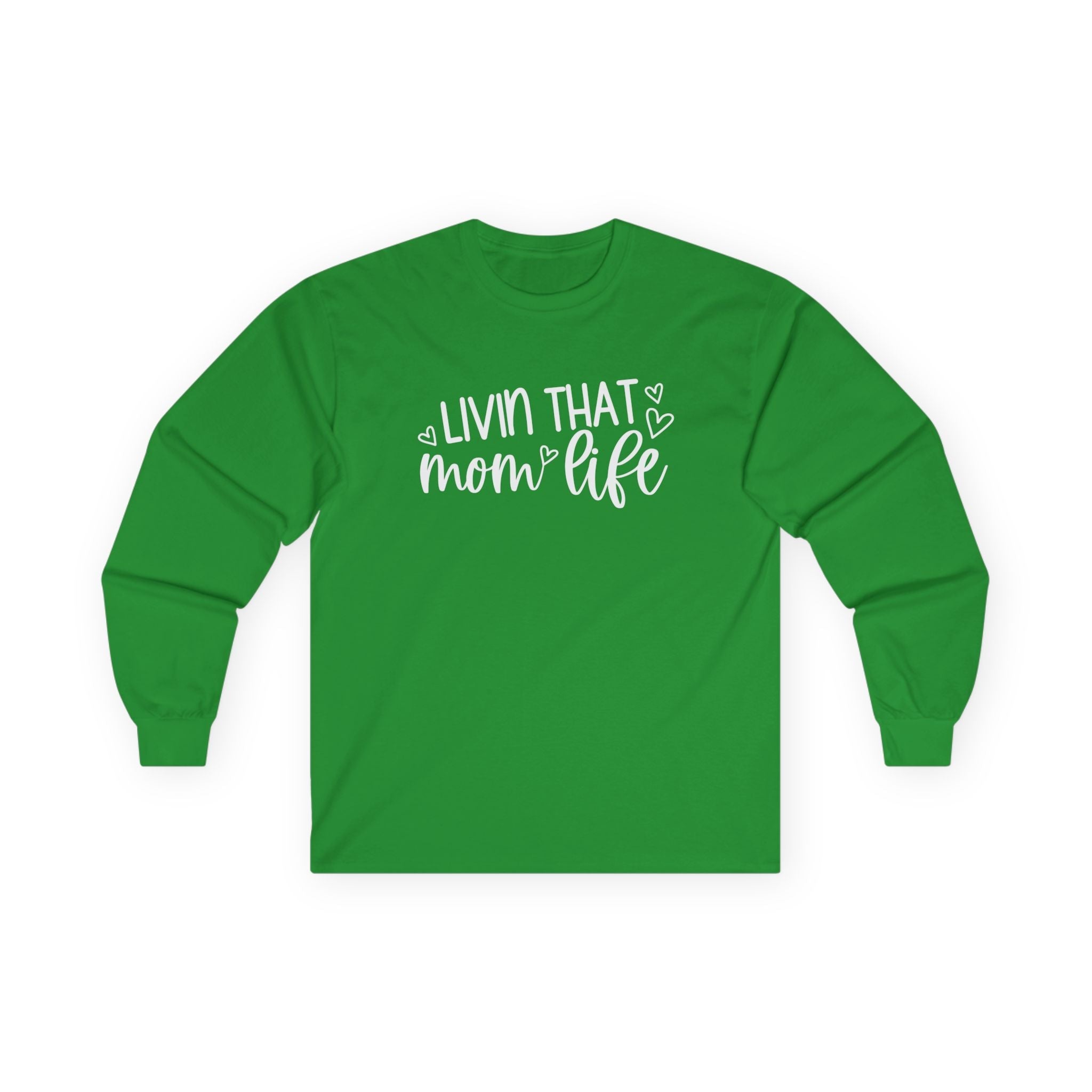Mom Long Sleeve T-Shirt - Livin' That Mom Life | Long - sleeve by atgodanddesigns