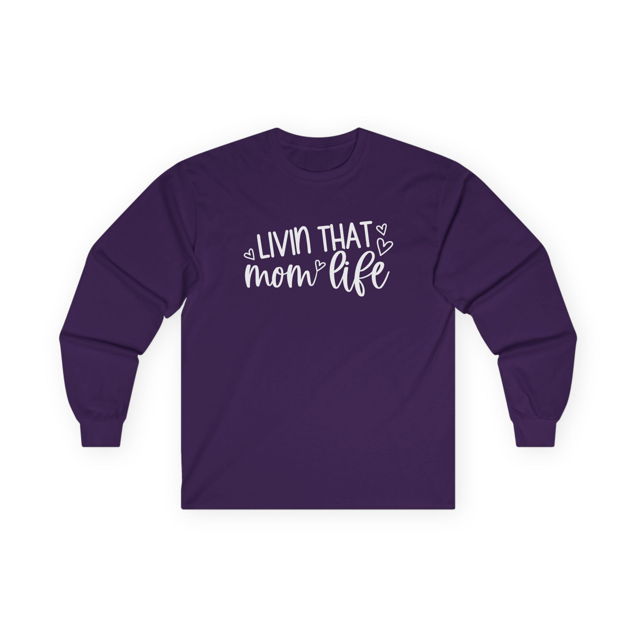 Mom Long Sleeve T-Shirt - Livin' That Mom Life | Long - sleeve by atgodanddesigns