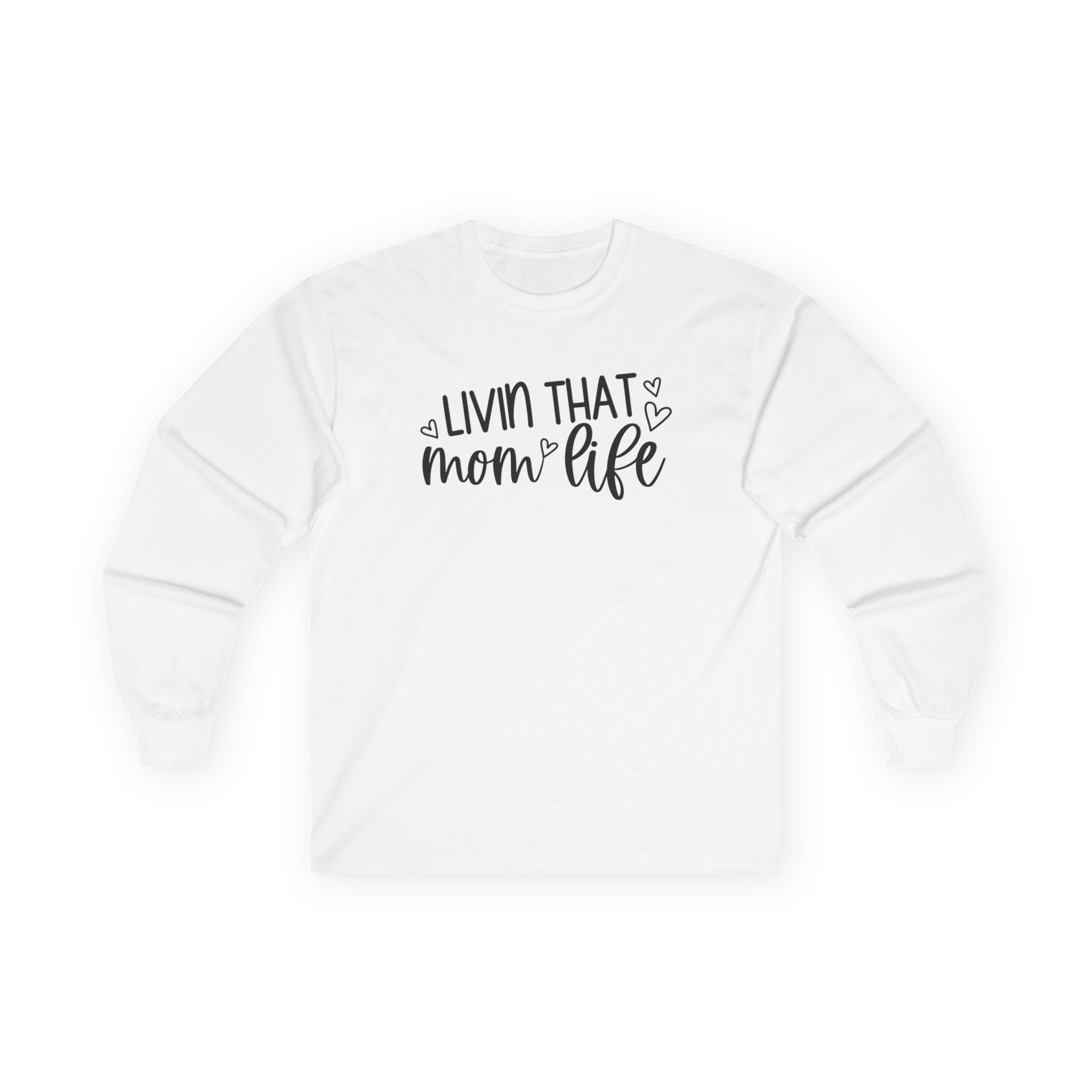 Mom Long Sleeve T-Shirt - Livin' That Mom Life | Long - sleeve by atgodanddesigns