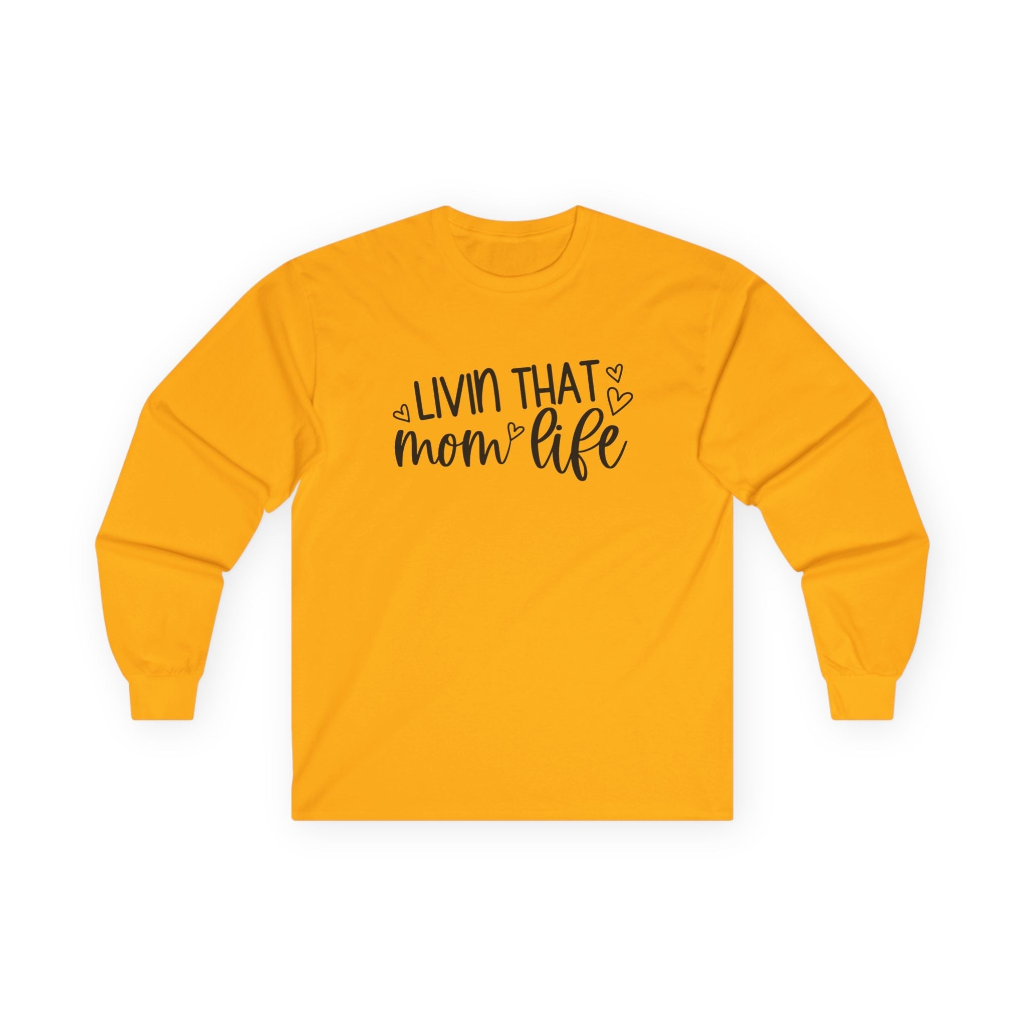 Mom Long Sleeve T-Shirt - Livin' That Mom Life | Long - sleeve by atgodanddesigns