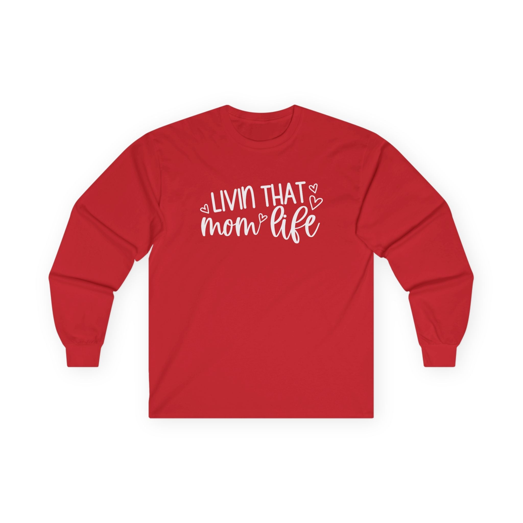 Mom Long Sleeve T-Shirt - Livin' That Mom Life | Long - sleeve by atgodanddesigns