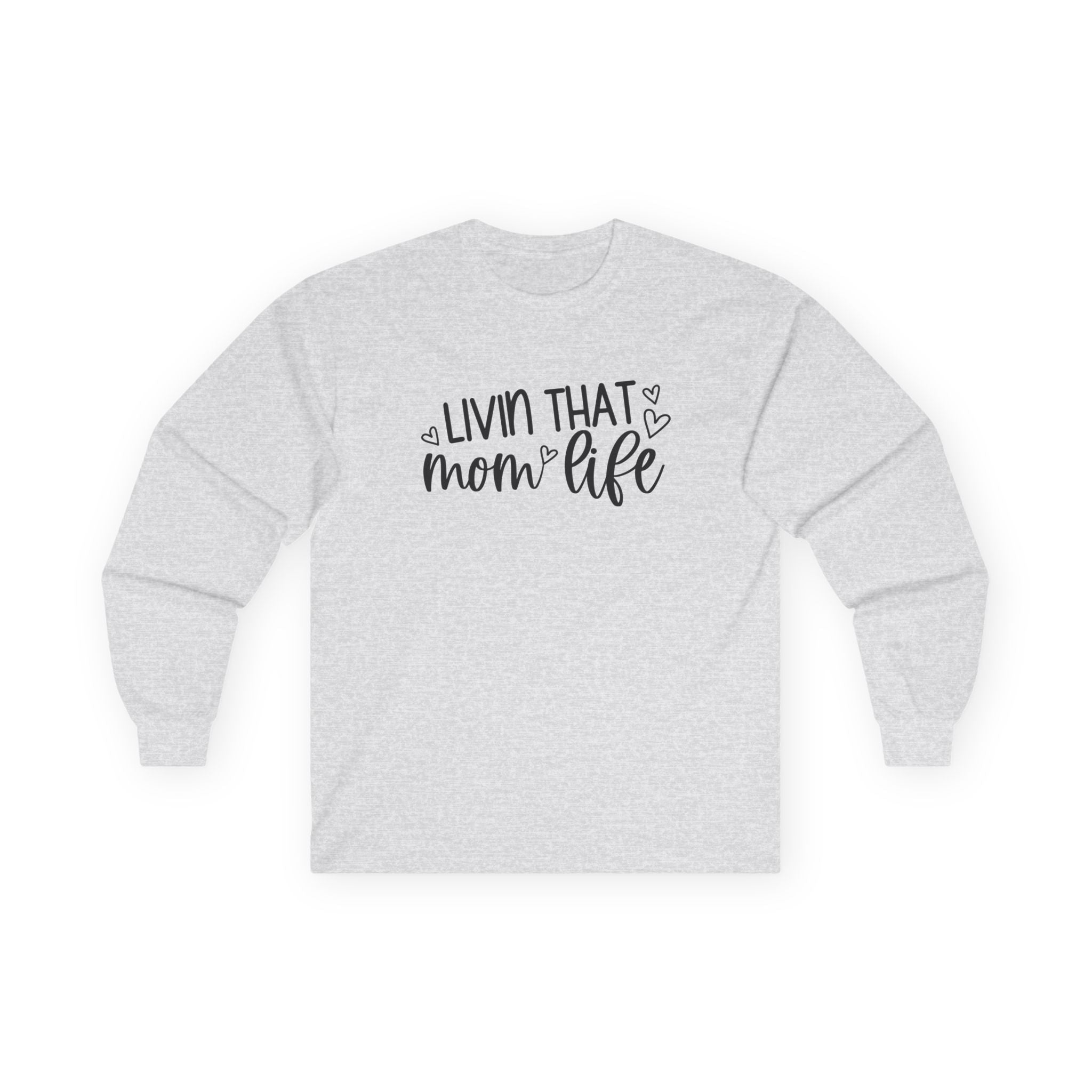 Mom Long Sleeve T-Shirt - Livin' That Mom Life | Long - sleeve by atgodanddesigns