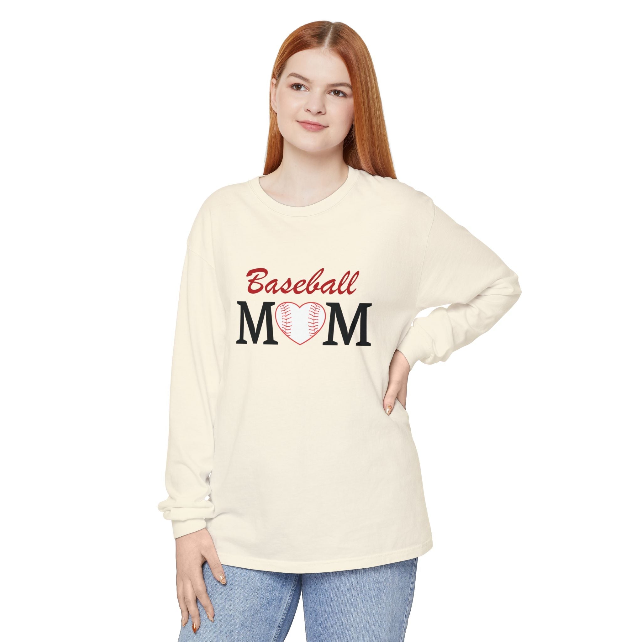 Mom Long Sleeve Tee - Baseball Mom | Long - sleeve by atgodanddesigns
