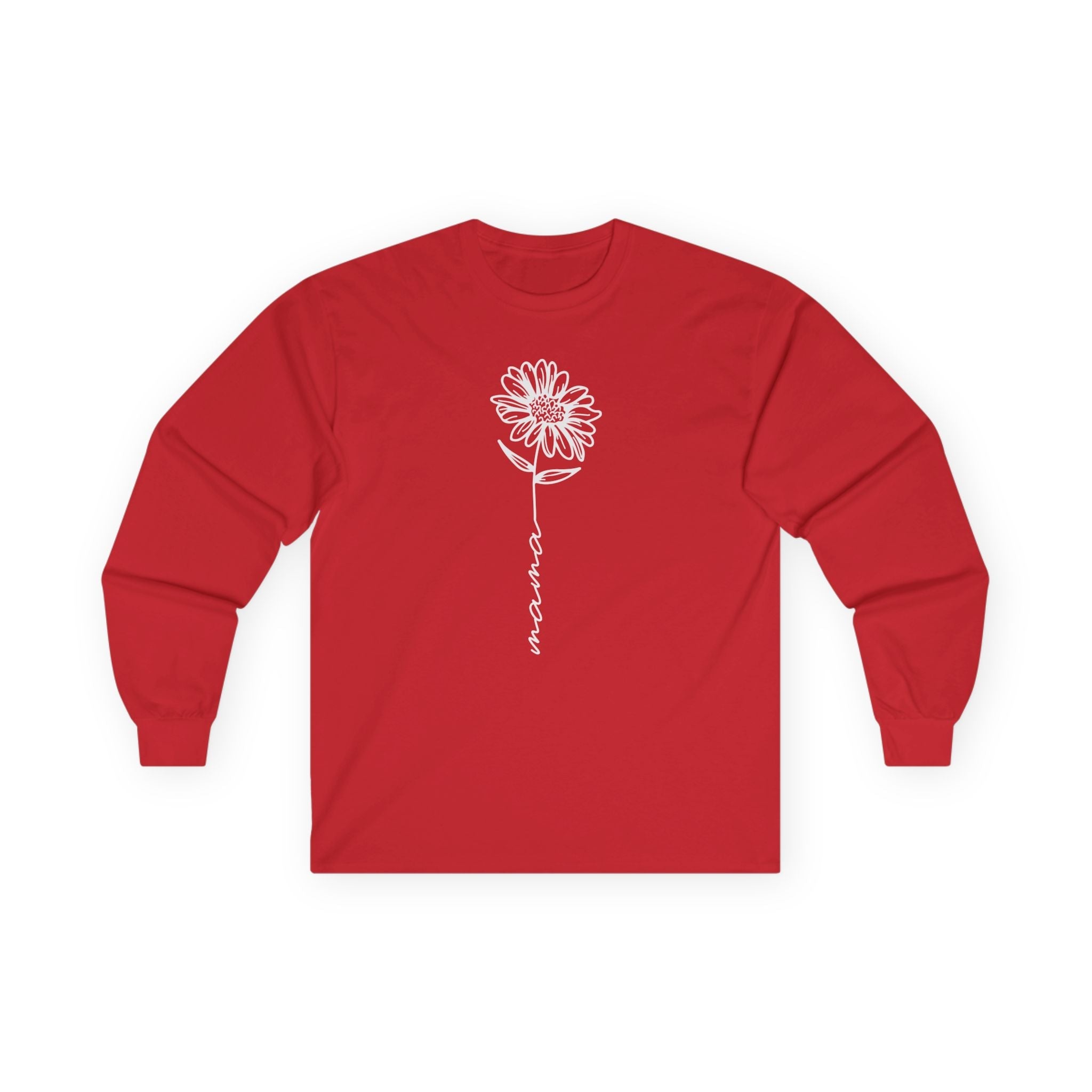Mom Long Sleeve Tee - Floral Moma | Long - sleeve by atgodanddesigns