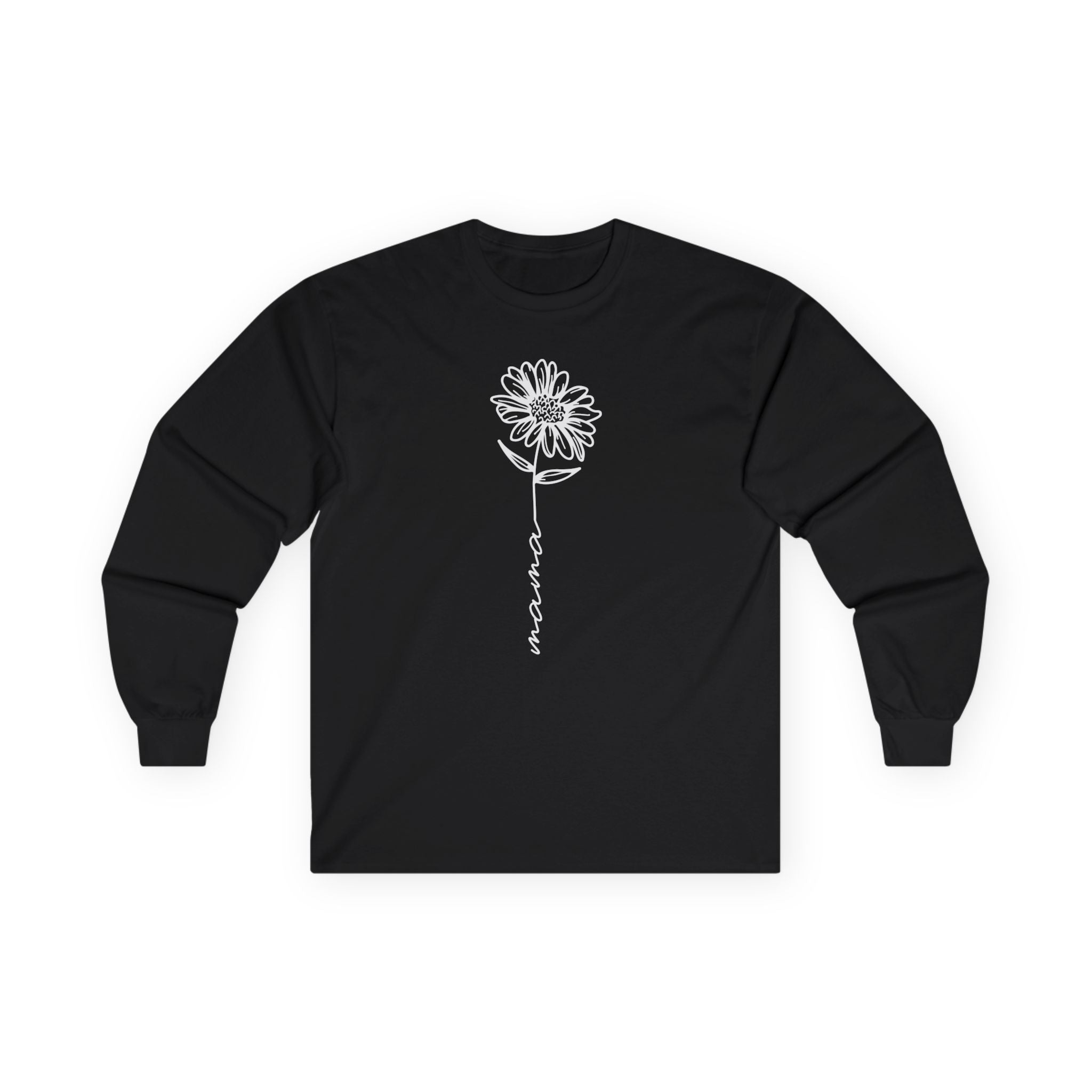 Mom Long Sleeve Tee - Floral Moma | Long - sleeve by atgodanddesigns