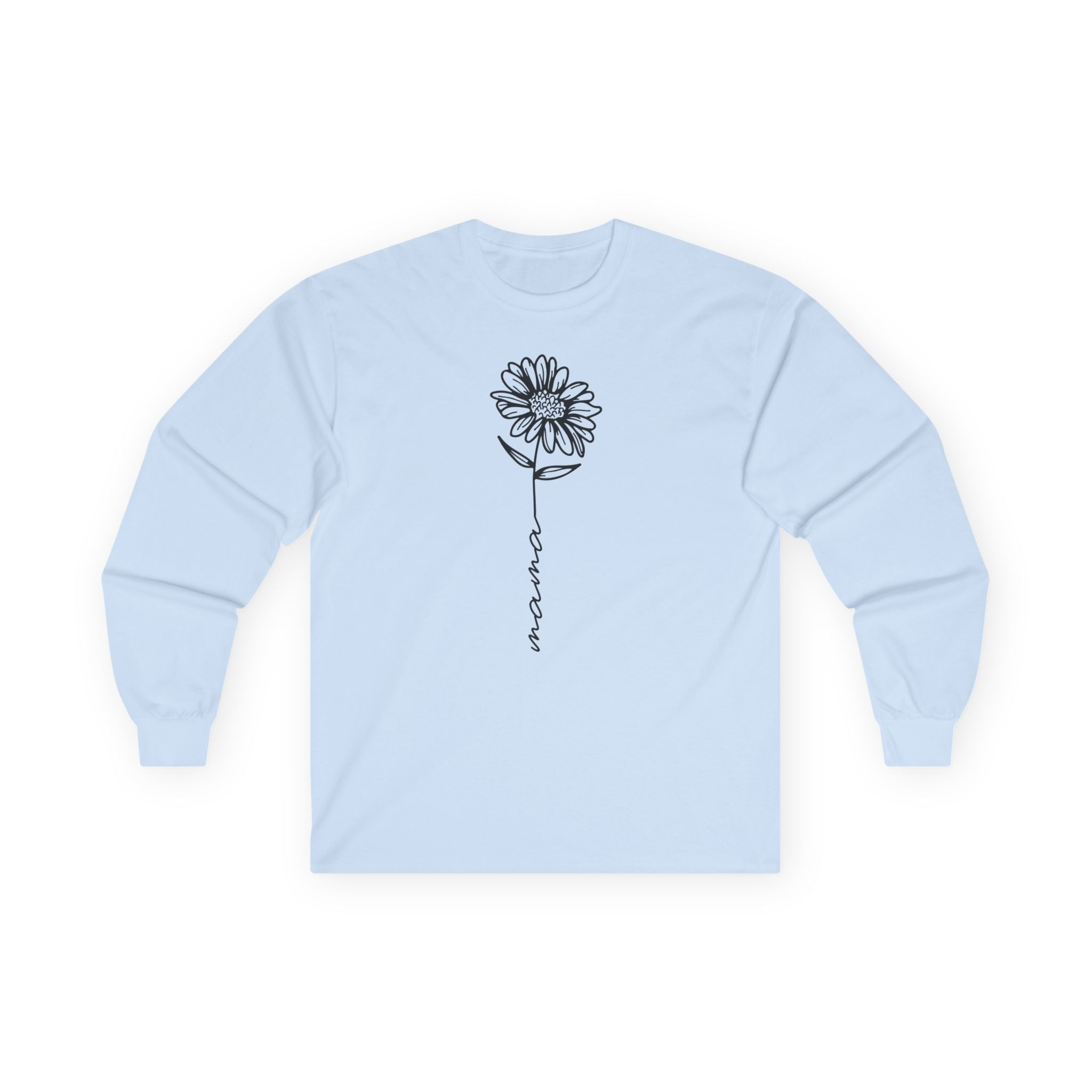 Mom Long Sleeve Tee - Floral Moma | Long - sleeve by atgodanddesigns