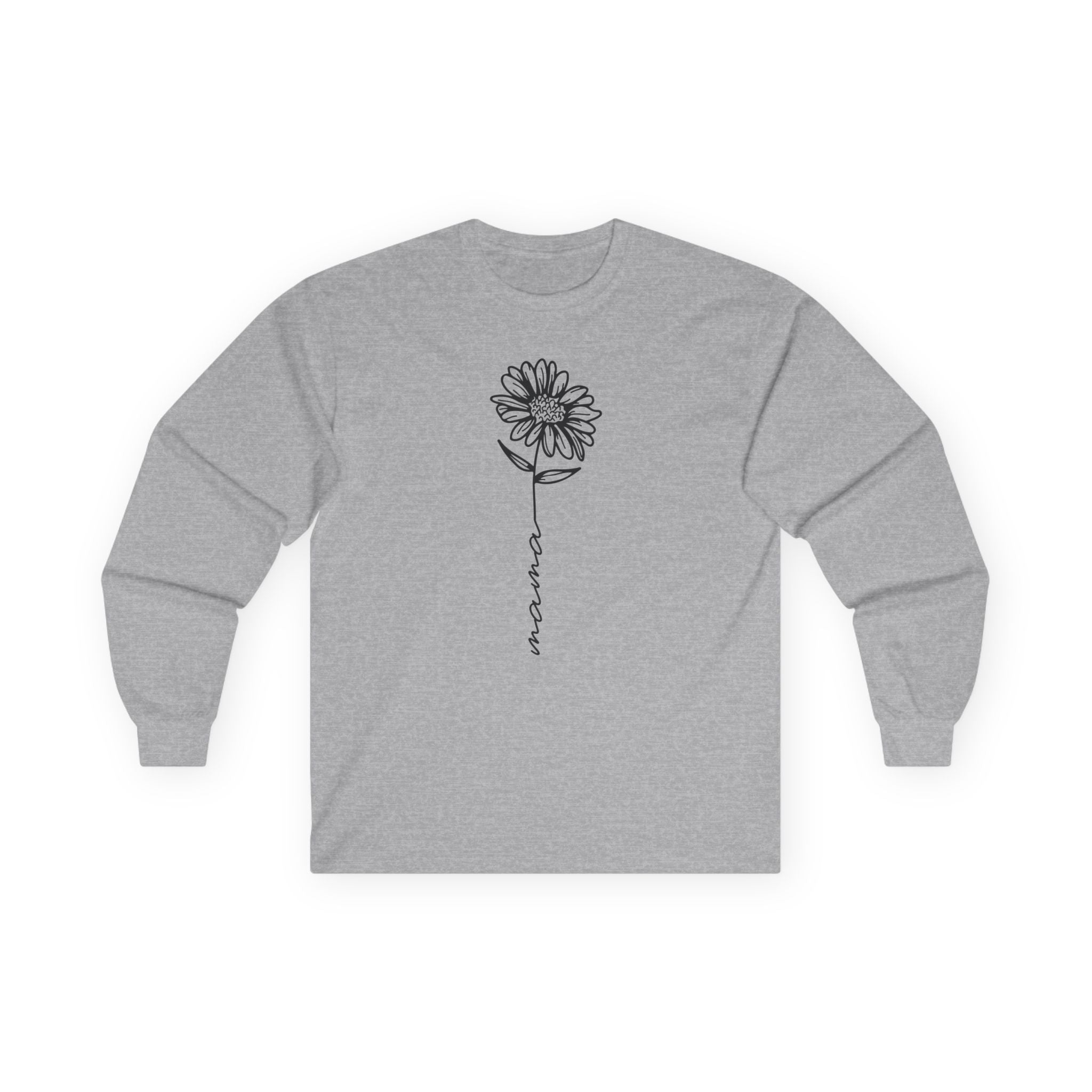 Mom Long Sleeve Tee - Floral Moma | Long - sleeve by atgodanddesigns