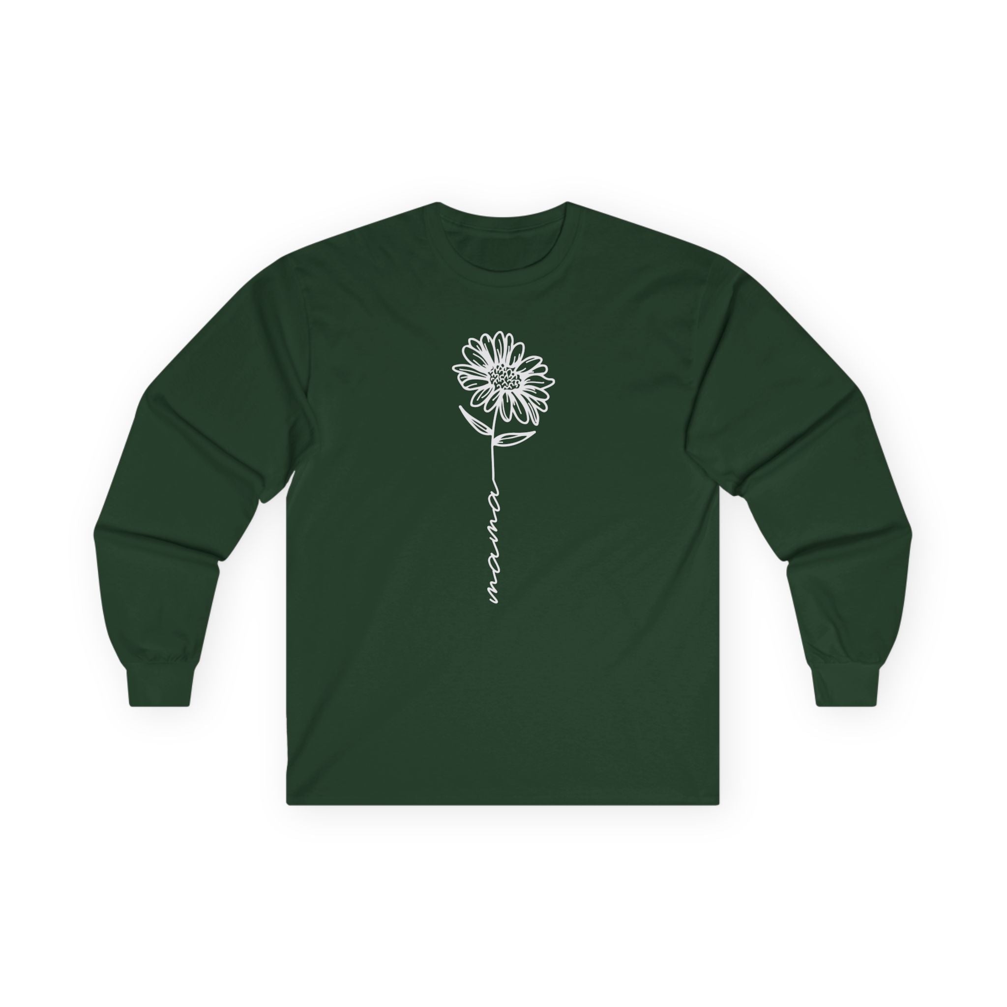 Mom Long Sleeve Tee - Floral Moma | Long - sleeve by atgodanddesigns