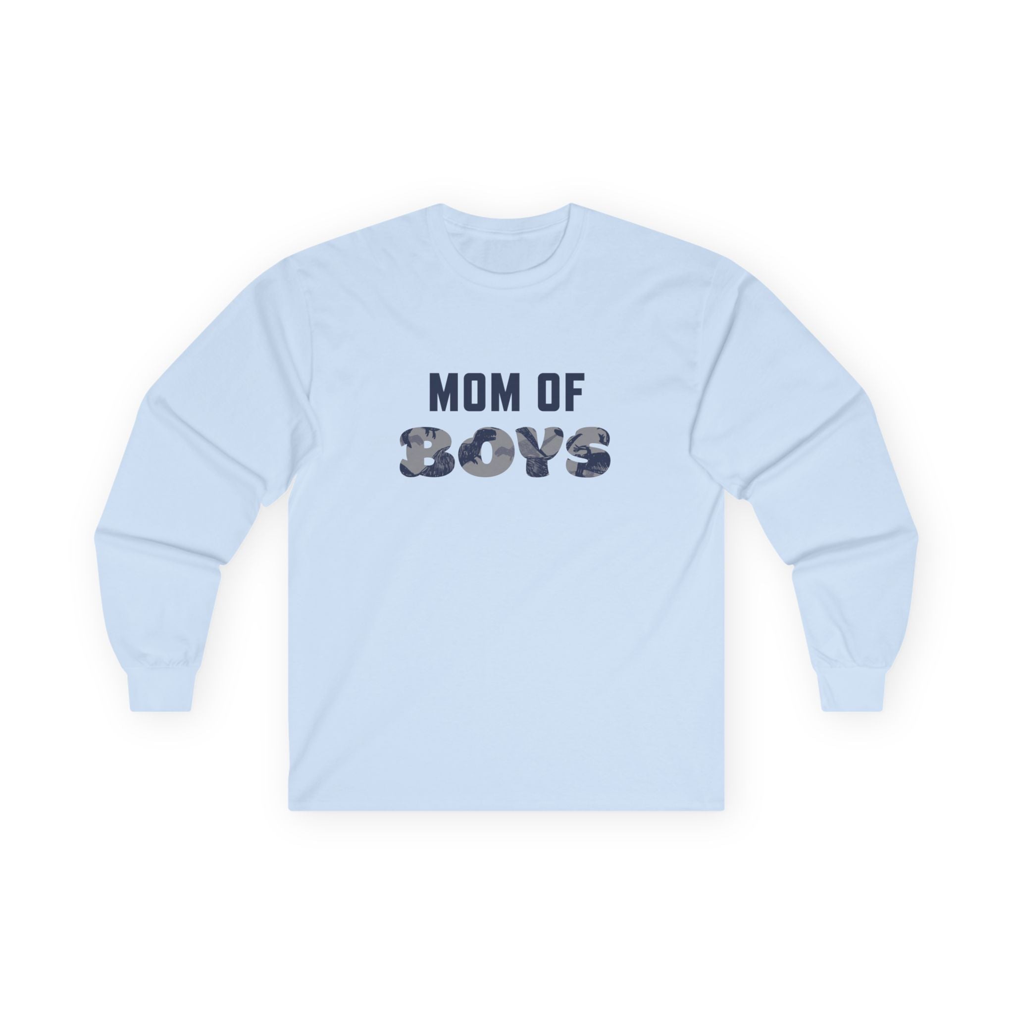 Mom Long Sleeve Tee - Mom Of Boys | Long - sleeve by atgodanddesigns