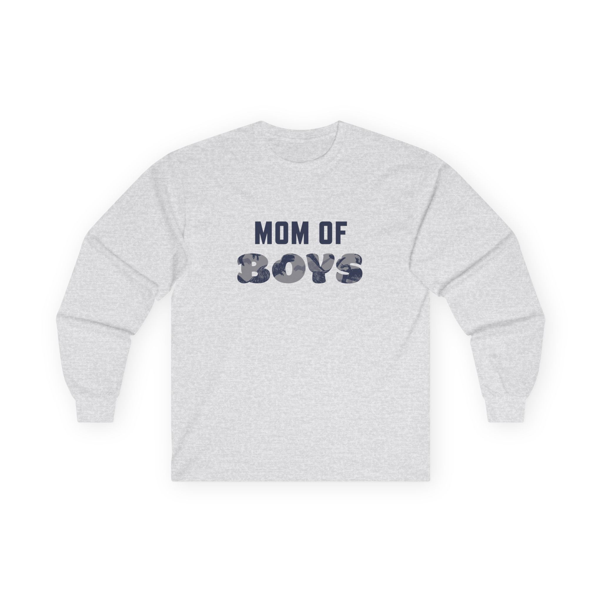 Mom Long Sleeve Tee - Mom Of Boys | Long - sleeve by atgodanddesigns