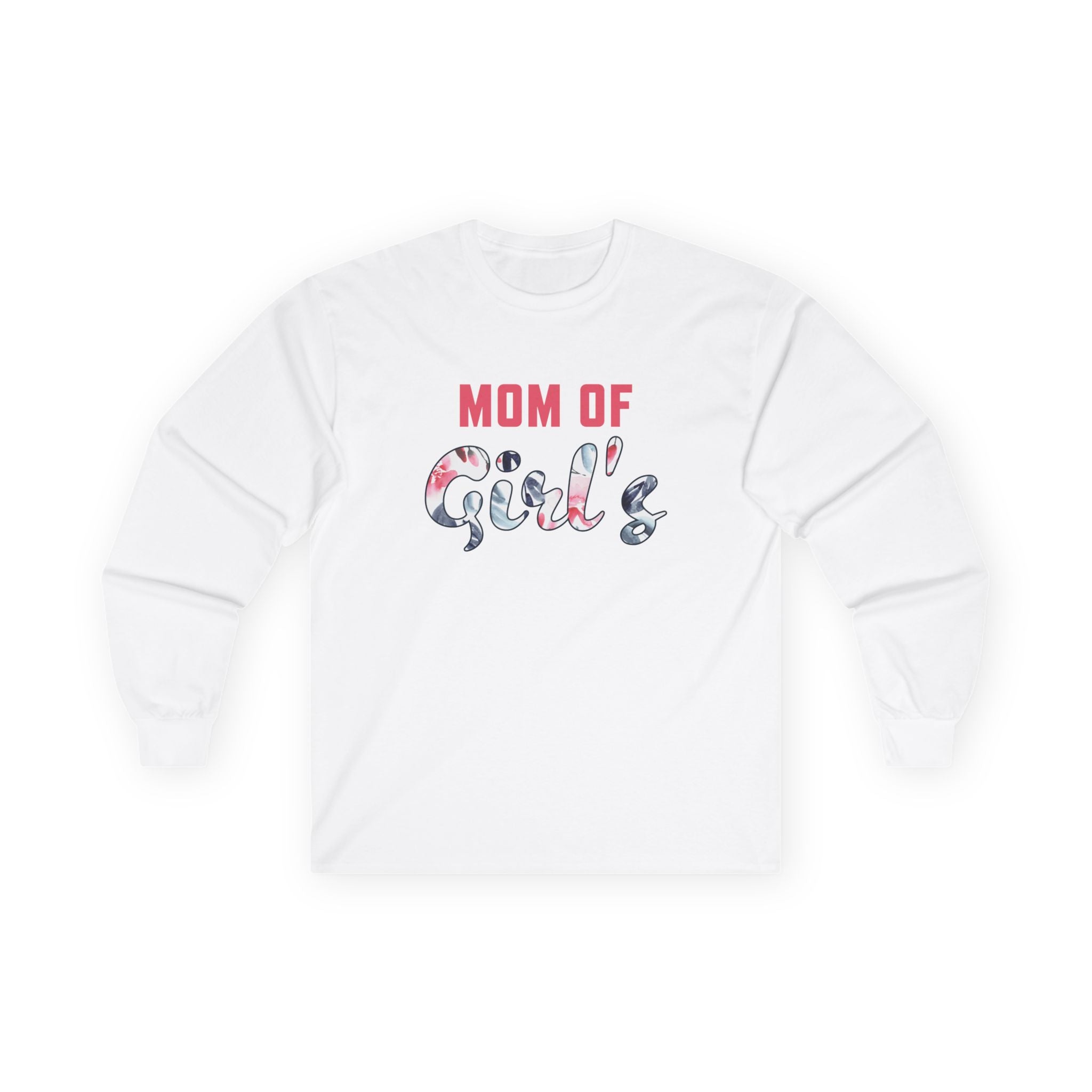 Mom Long Sleeve Tee - Mom Of Girls | Long - sleeve by atgodanddesigns