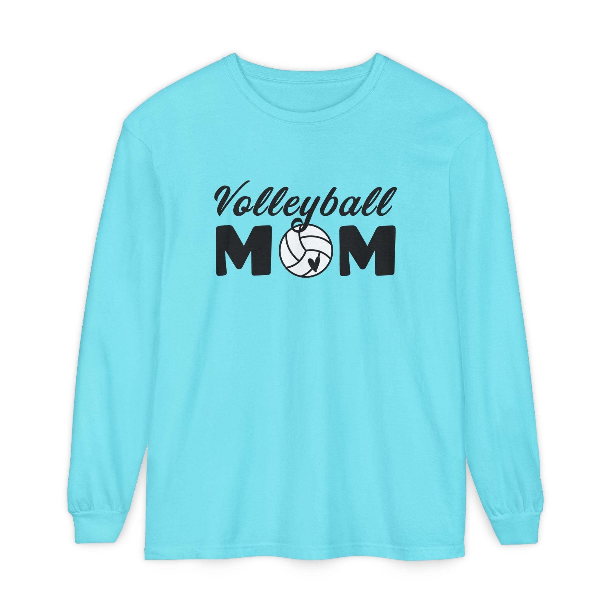 Mom Long Sleeve Tee - Volleyball Mom | Long - sleeve by atgodanddesigns
