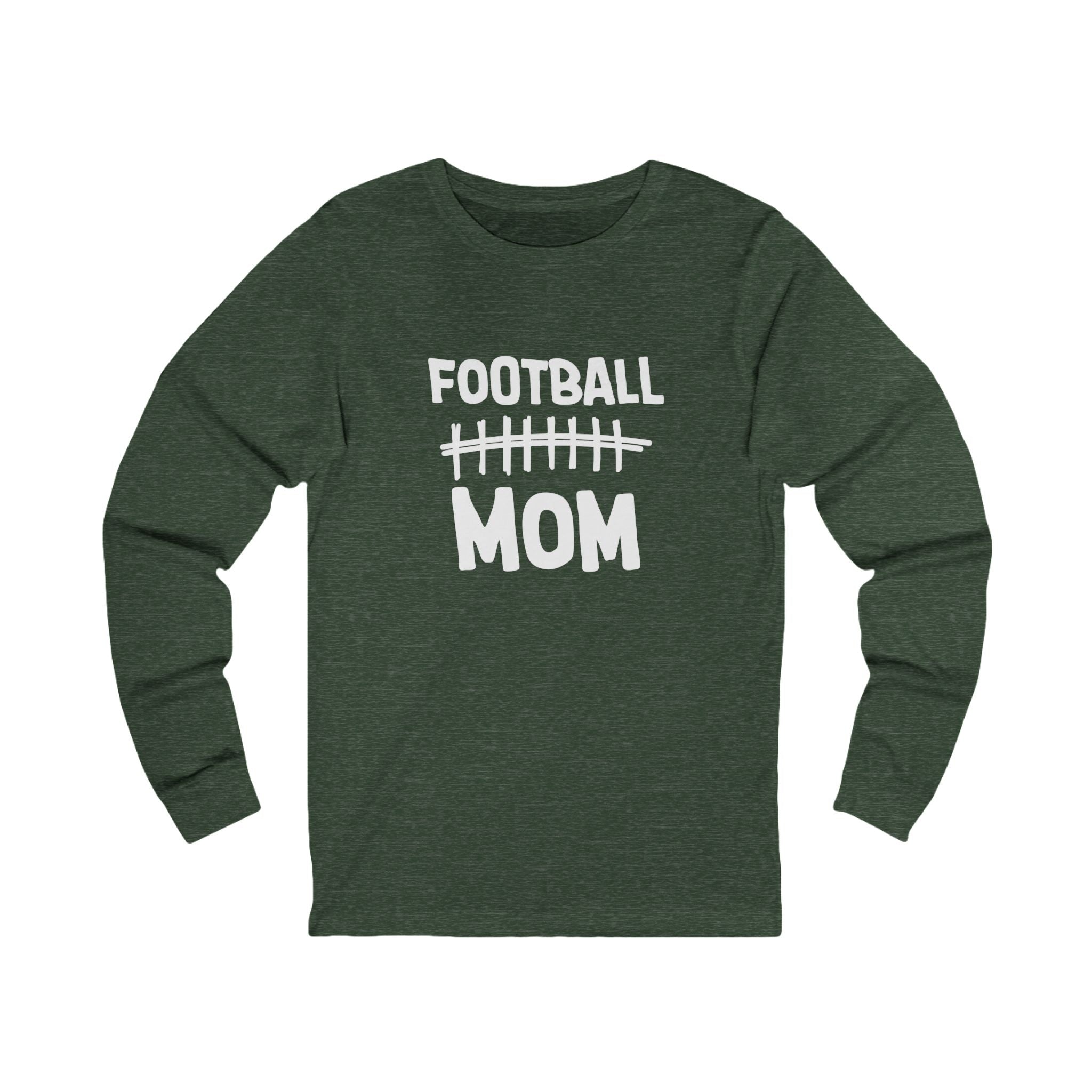Mom Long Sleeves - Football Mom | Long - sleeve by atgodanddesigns