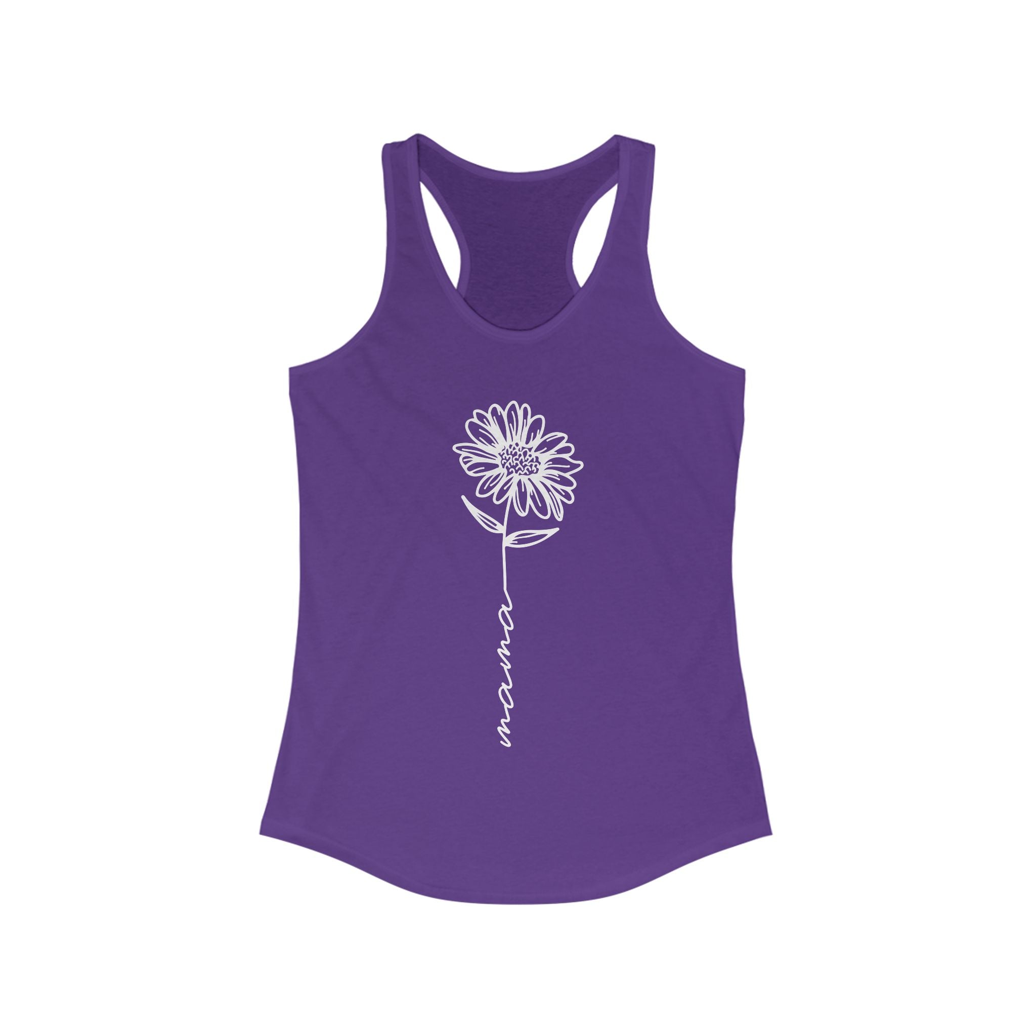 Mom Racerback Tank - Floral Mama | Tank Top by atgodanddesigns