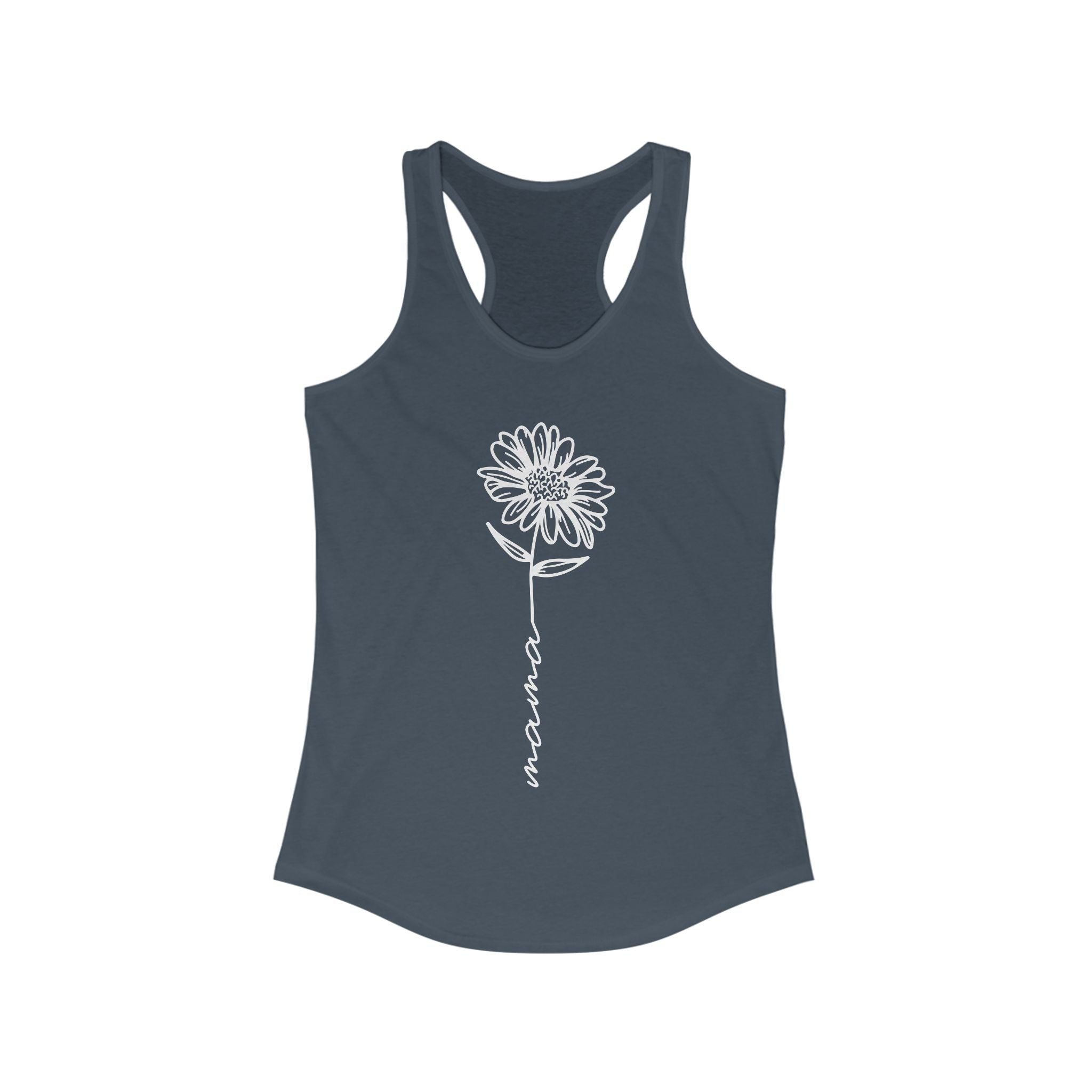 Mom Racerback Tank - Floral Mama | Tank Top by atgodanddesigns