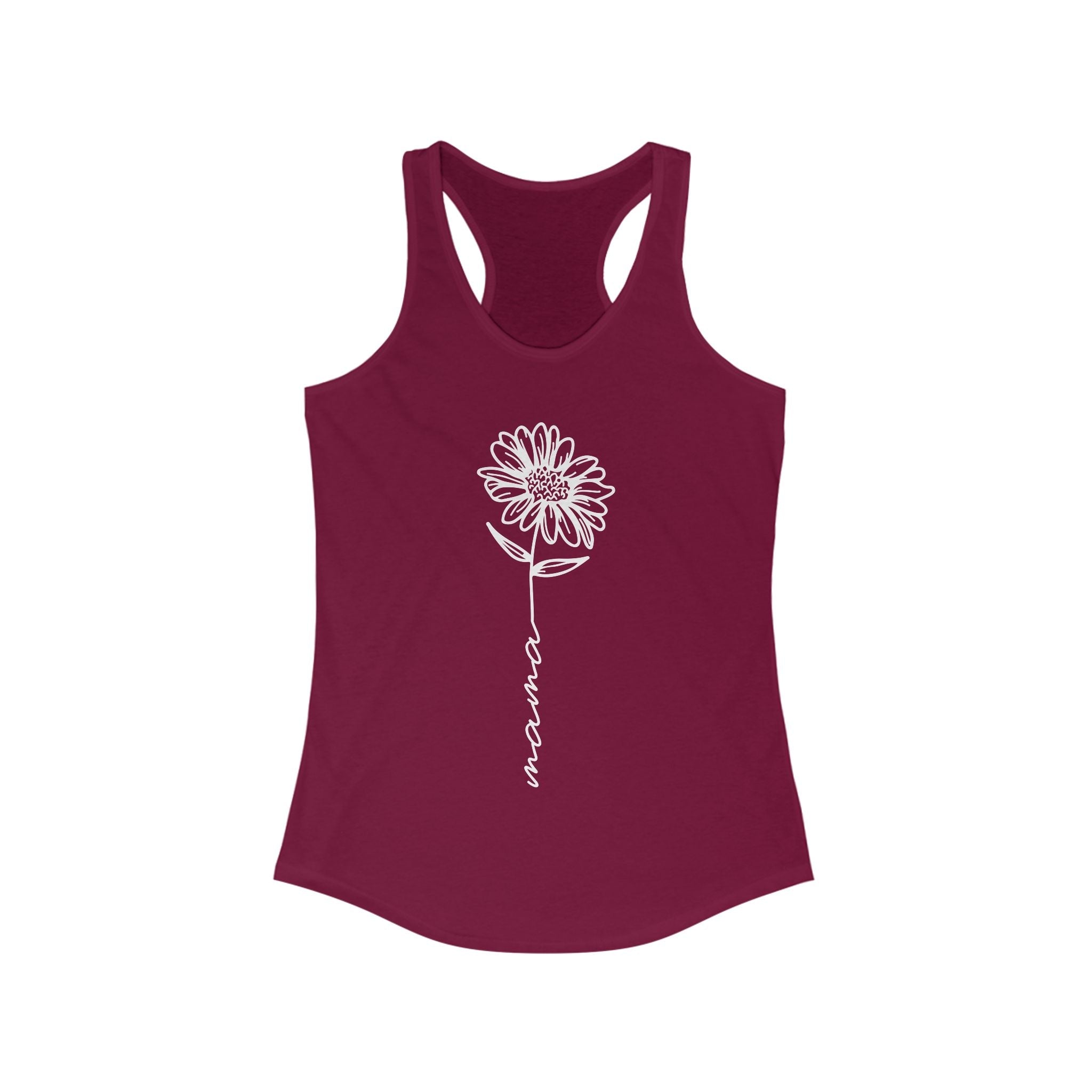 Mom Racerback Tank - Floral Mama | Tank Top by atgodanddesigns
