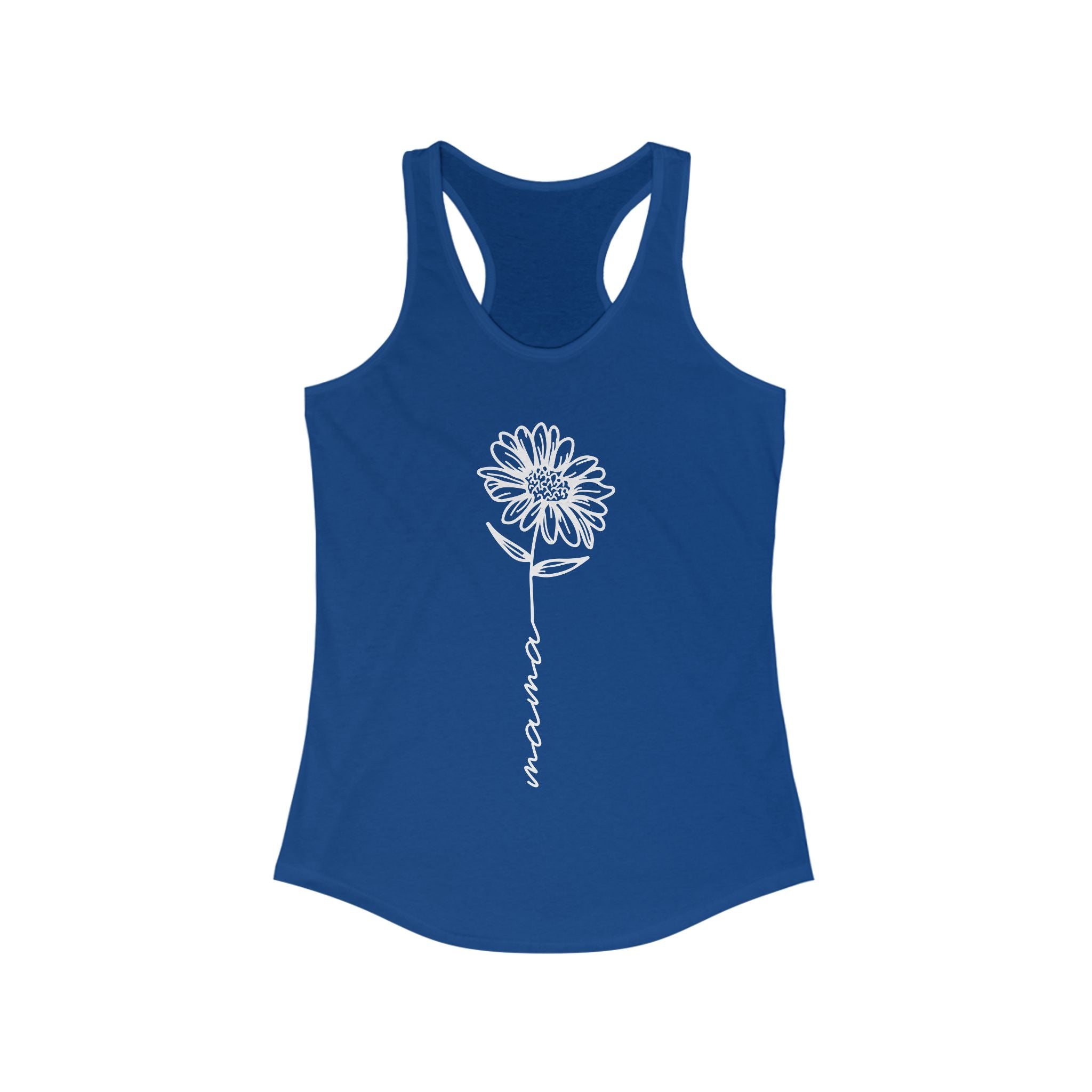 Mom Racerback Tank - Floral Mama | Tank Top by atgodanddesigns
