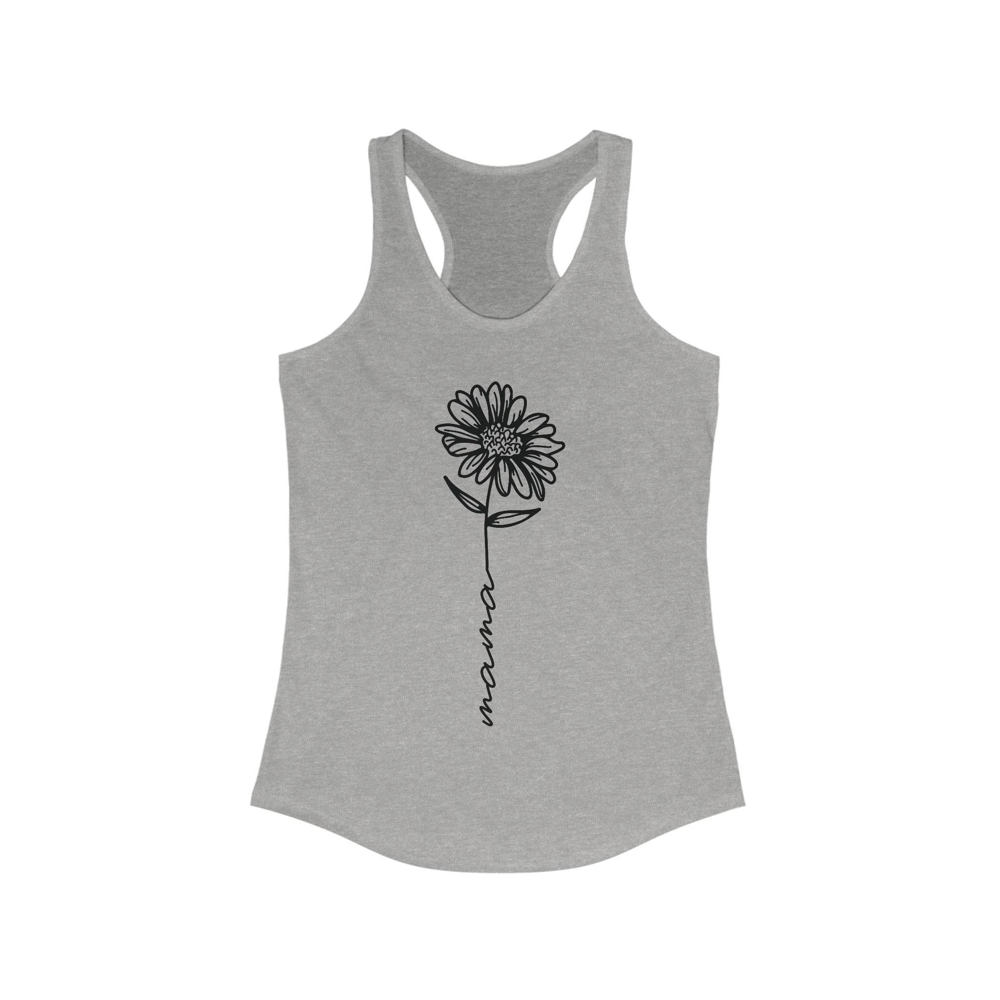 Mom Racerback Tank - Floral Mama | Tank Top by atgodanddesigns