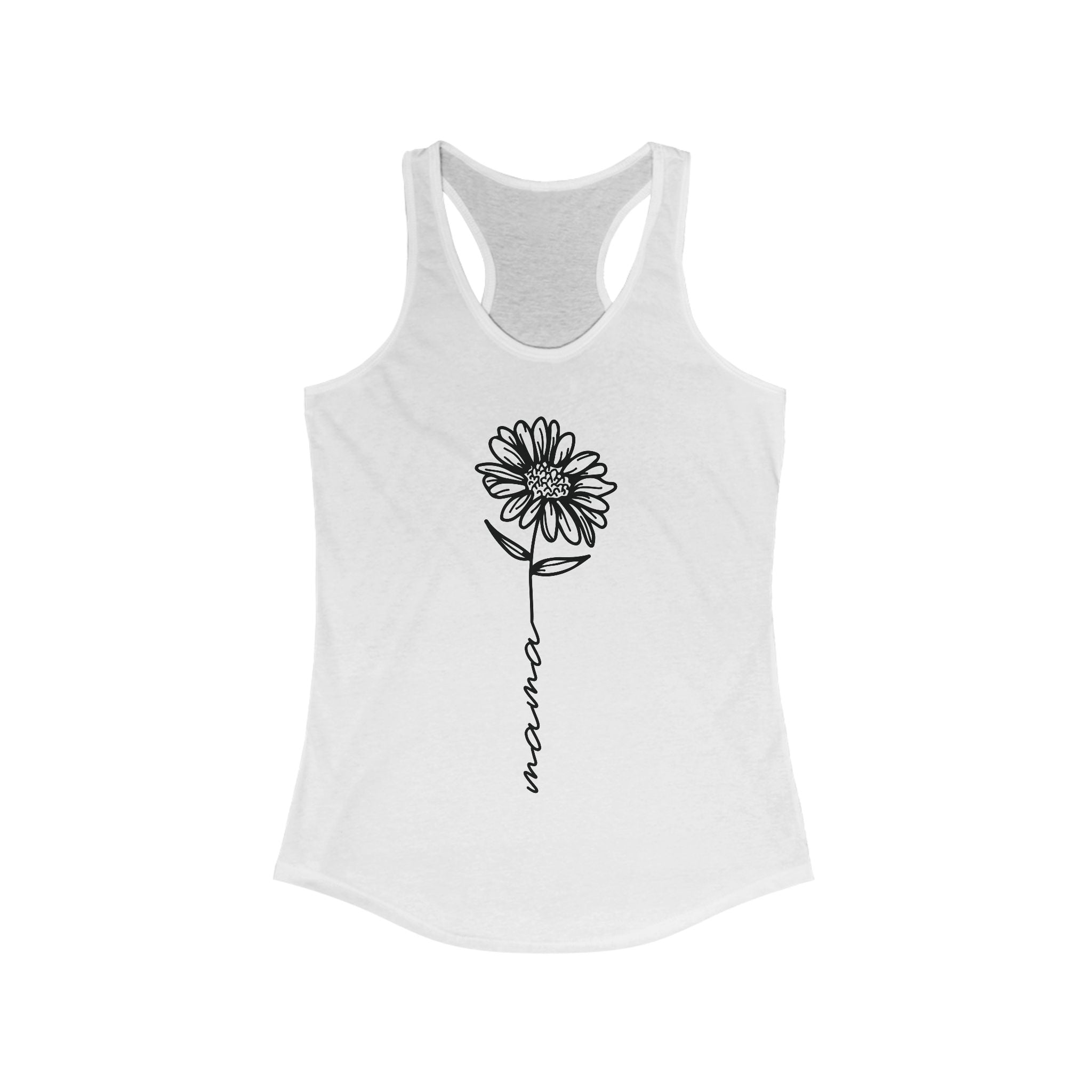Mom Racerback Tank - Floral Mama | Tank Top by atgodanddesigns