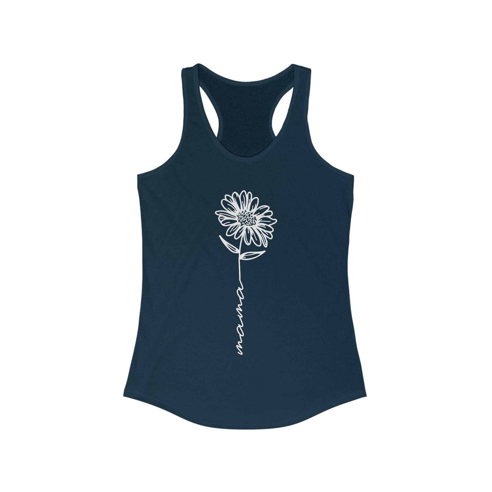 Mom Racerback Tank - Floral Mama | Tank Top by atgodanddesigns