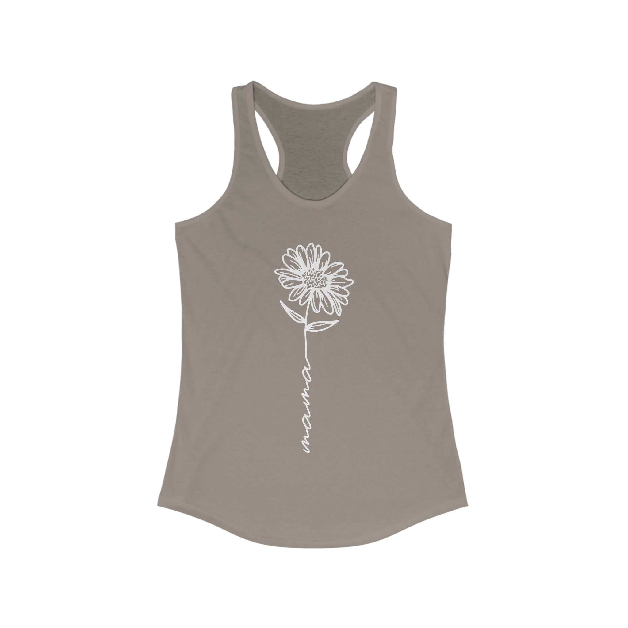 Mom Racerback Tank - Floral Mama | Tank Top by atgodanddesigns