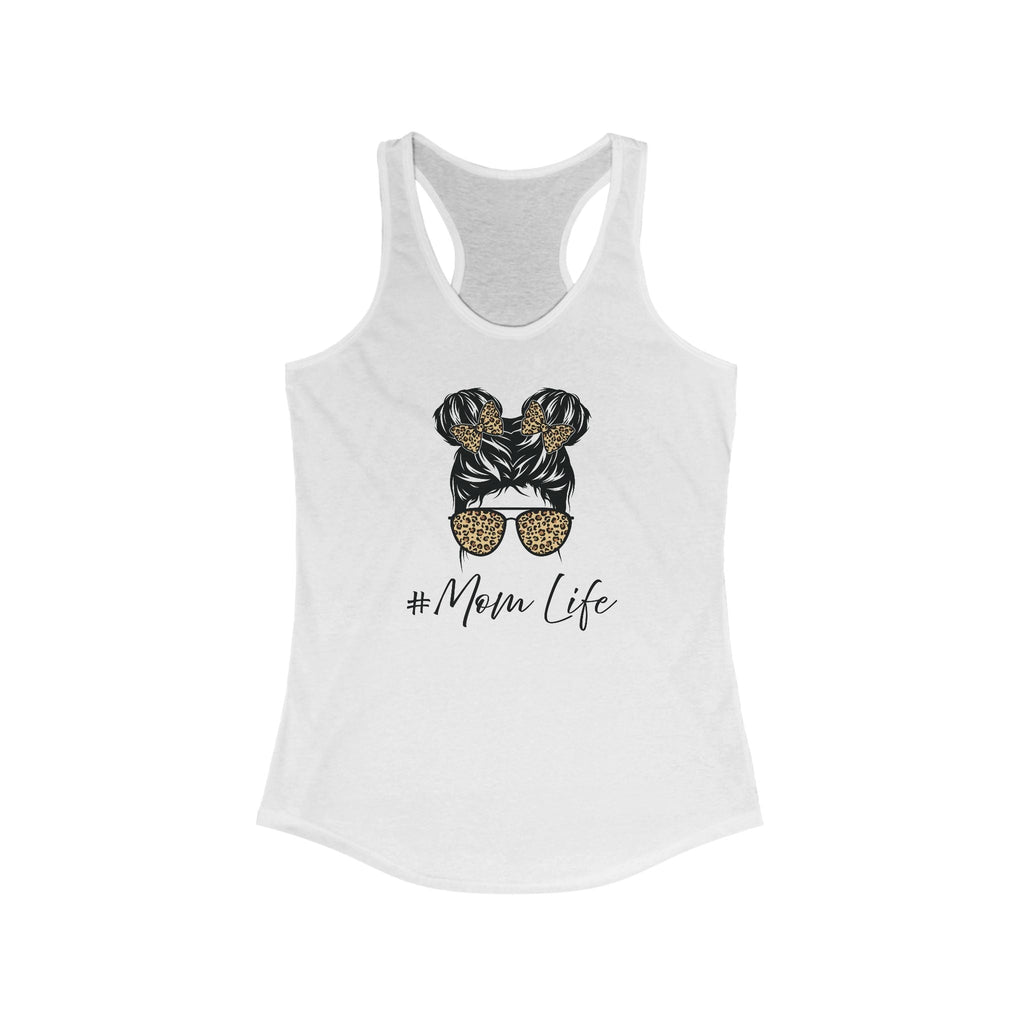 Mom Racerback Tank Top - Mom Life | Tank Top by atgodanddesigns