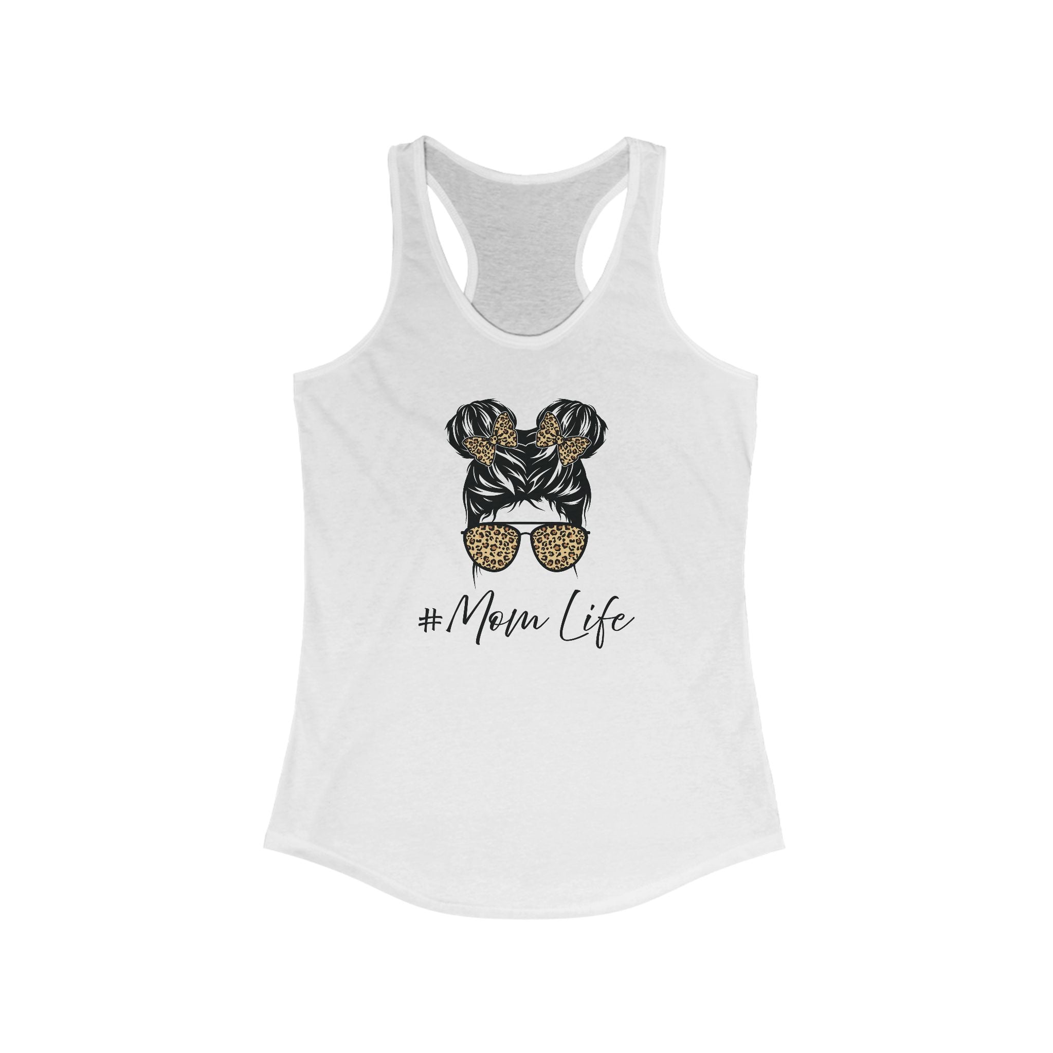 Mom Racerback Tank Top - Mom Life | Tank Top by atgodanddesigns